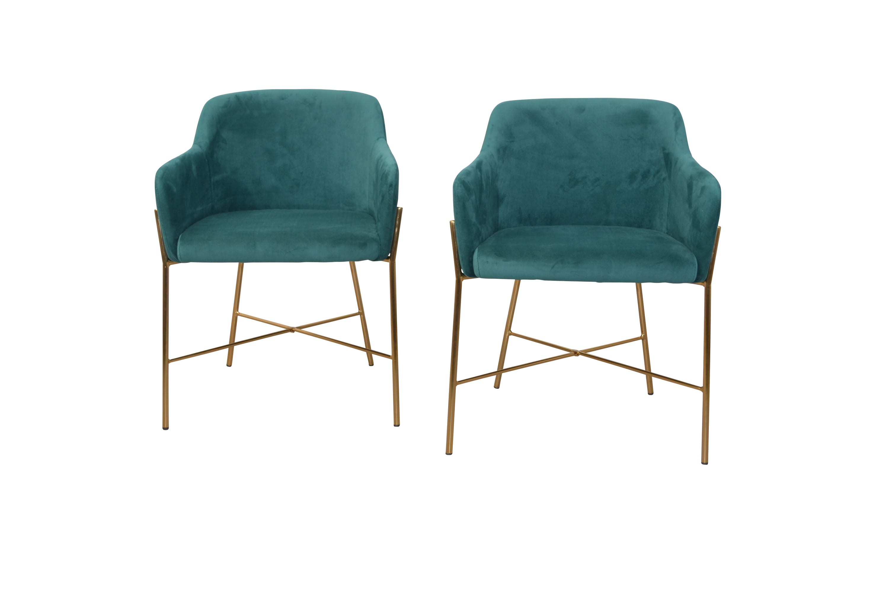 m&ouml;bel direkt online Samt-Polsterstuhl (2St&uuml;ck) Neddy - Bild 1