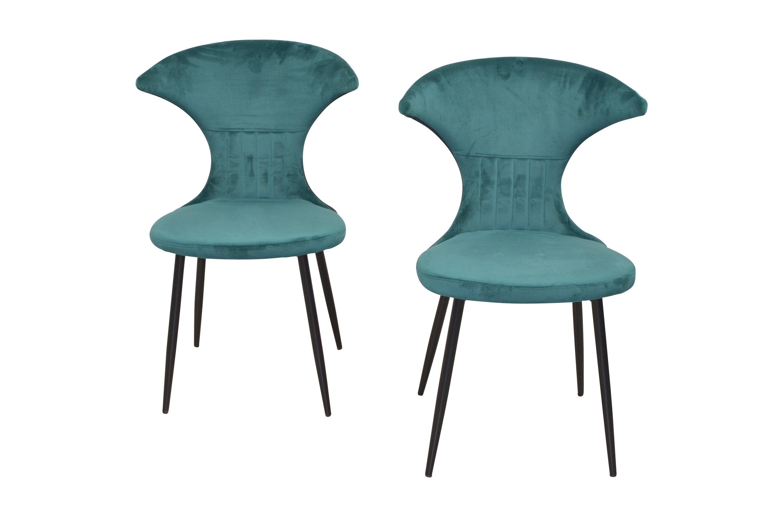 m&ouml;bel direkt online Samt-Polsterstuhl (2St&uuml;ck) Iris - Bild 1