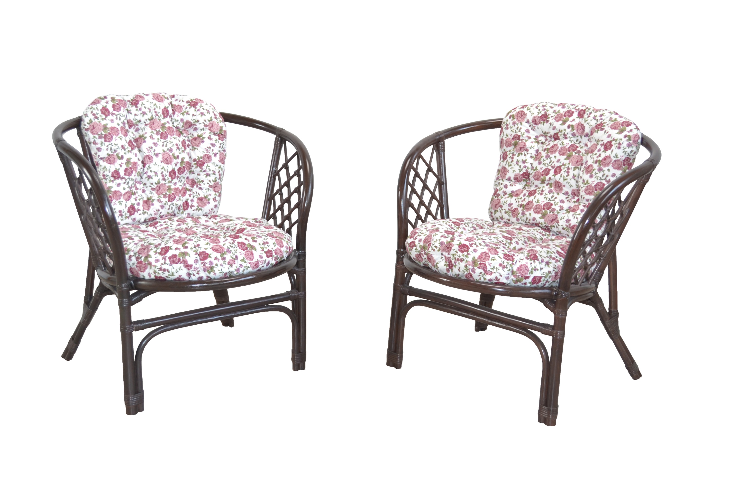 m&ouml;bel direkt online 2er-Set Rattansessel mit Kissen Sonja - Bild 1