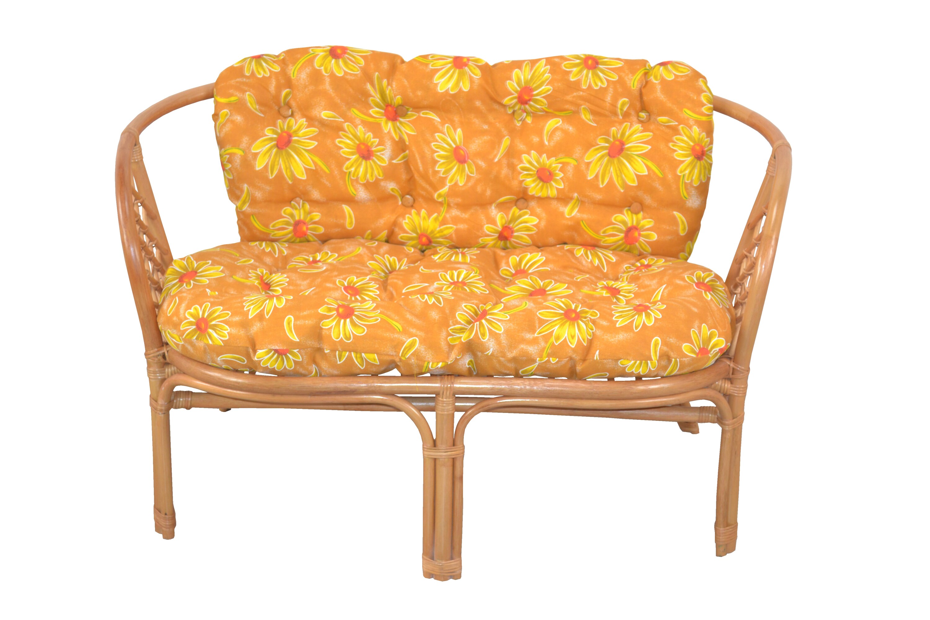 m&ouml;bel direkt online Rattansitzbank mit Kissenauflage Sonja - Bild 1