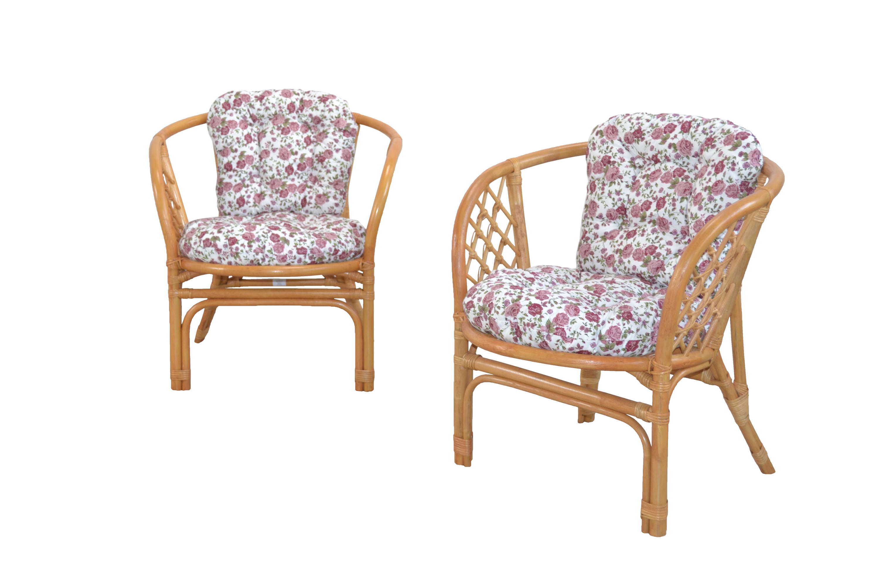 m&ouml;bel direkt online 2er-Set Rattansessel mit Kissen Sonja - Bild 1