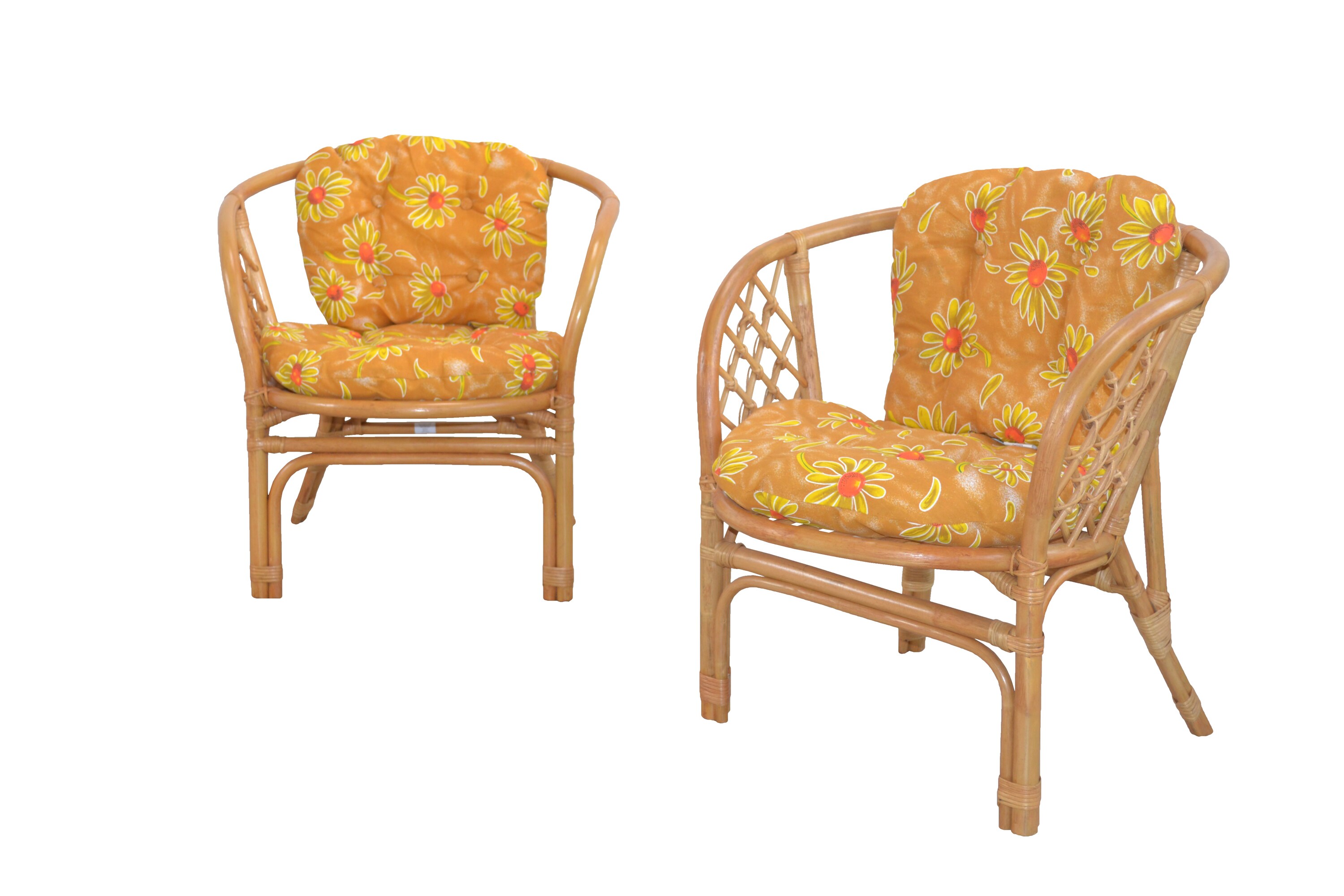 m&ouml;bel direkt online 2er-Set Rattansessel mit Kissen Sonja - Bild 1