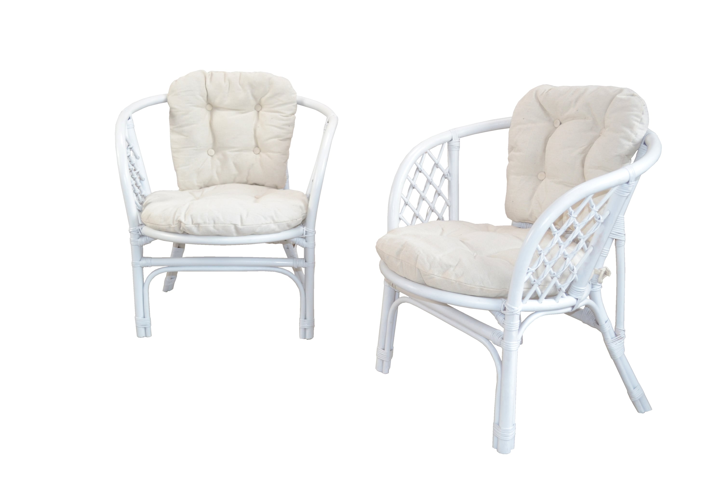 m&ouml;bel direkt online 2er-Set Rattansessel mit Kissen Sonja - Bild 1