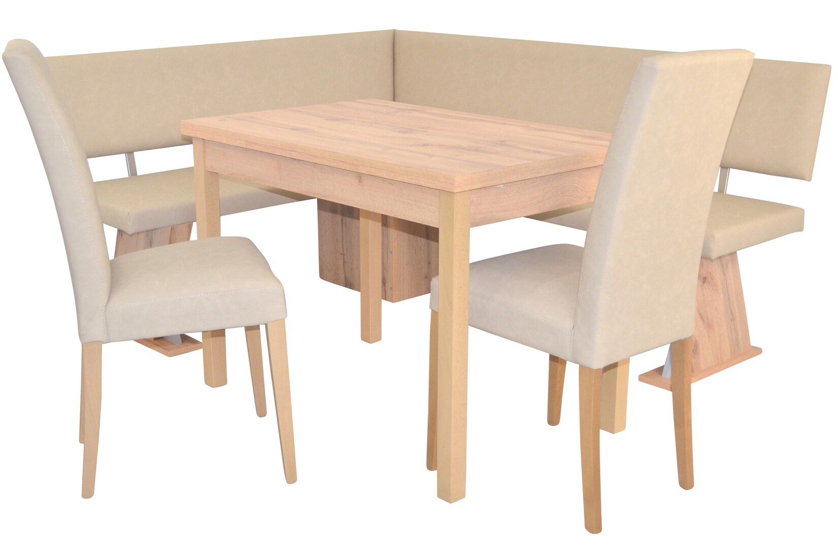 möbel direkt online 4tlg. Eckbankgruppe Schenkelmaß 150x182 cm