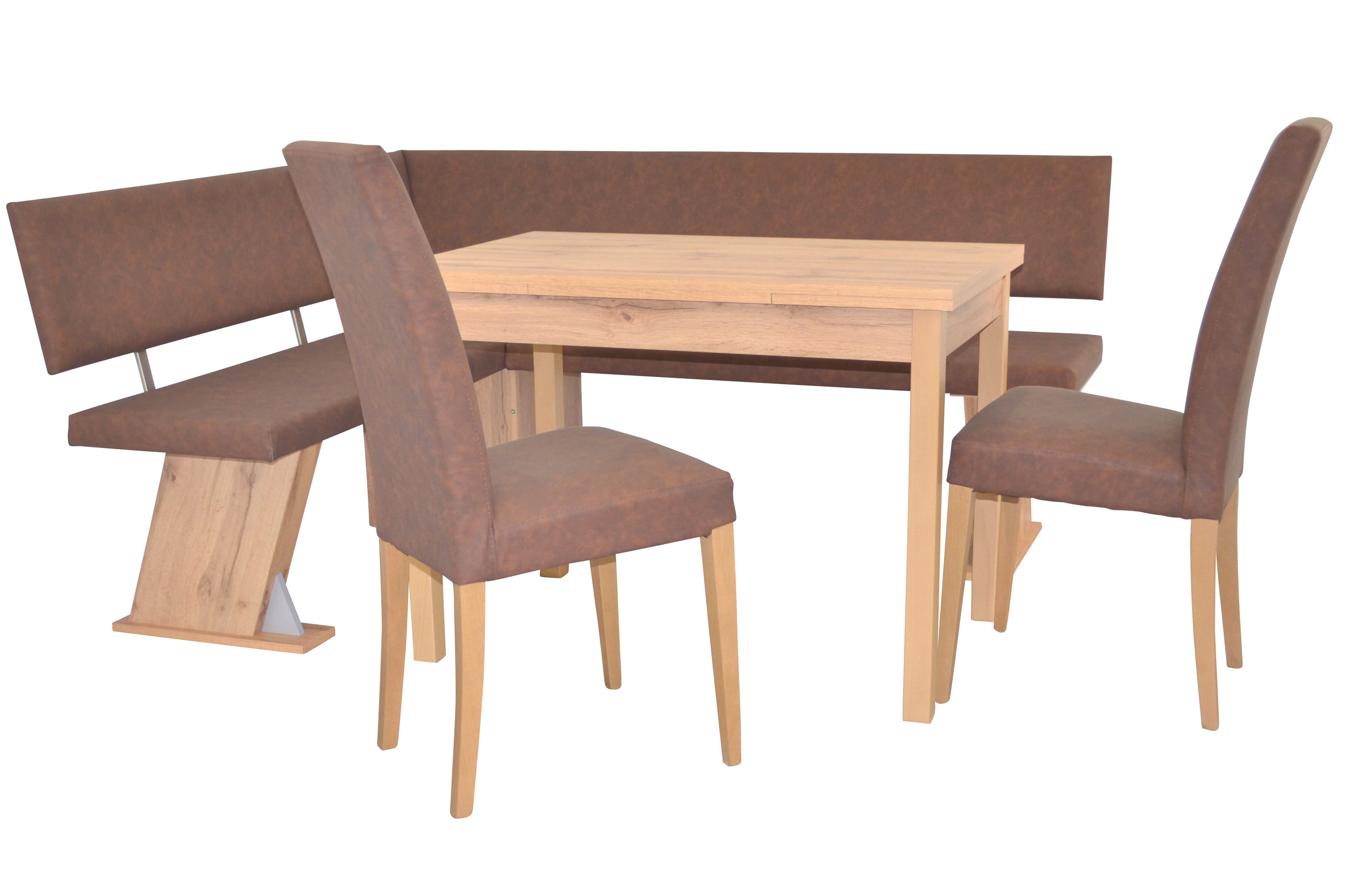 m&ouml;bel direkt online 4tlg. Eckbankgruppe Schenkelma&szlig; 150x182 cm - Bild 1