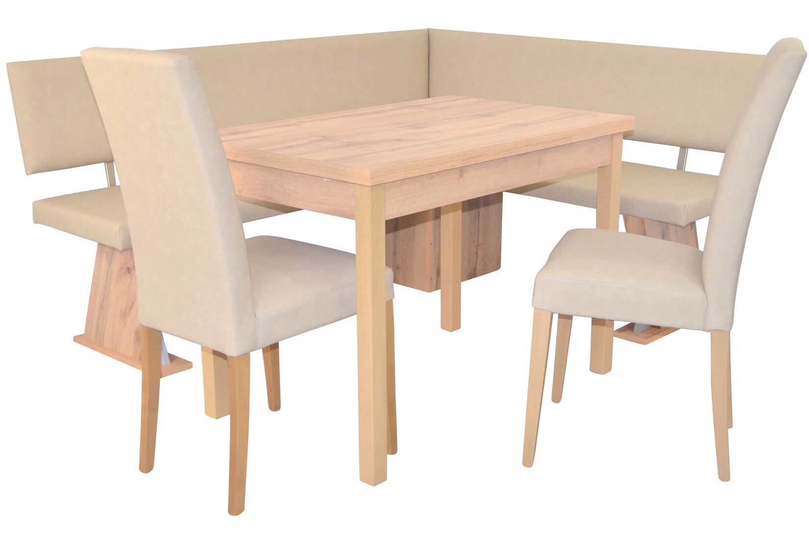 möbel direkt online 4tlg. Eckbankgruppe Schenkelmaß 150x182 cm