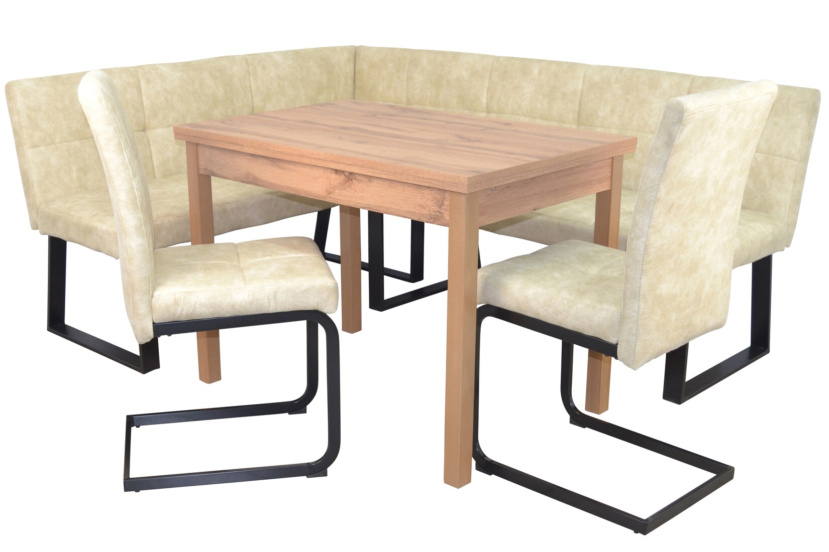 möbel direkt online 4tlg. Eckbankgruppe Schenkelmaß 190x150 cm