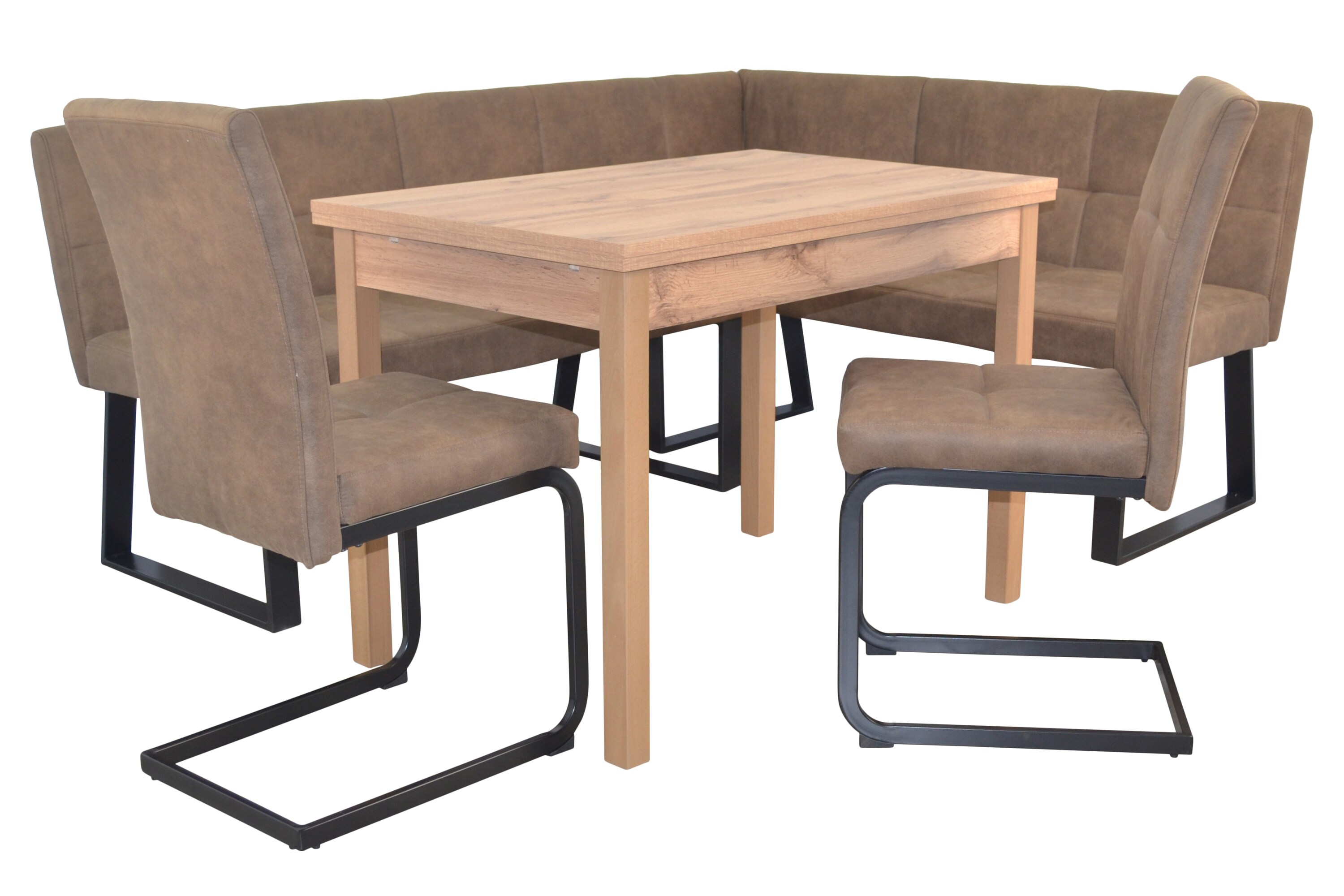 m&ouml;bel direkt online 4tlg. Eckbankgruppe Schenkelma&szlig; 190x150 cm - Bild 1