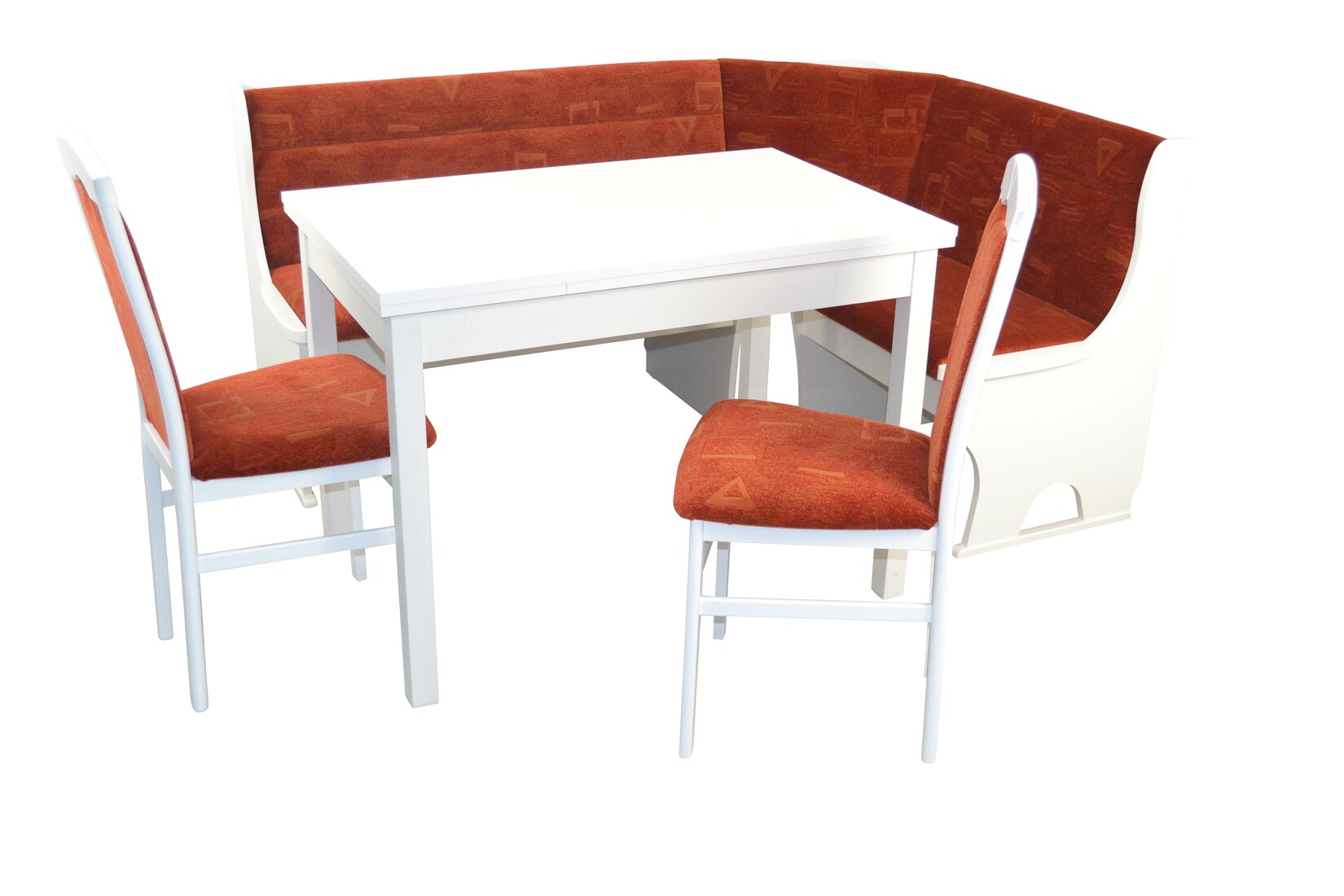 möbel direkt online 4tlg. Eckbankgruppe In drei Holzdekoren und drei Stofffarben | 04046884103556