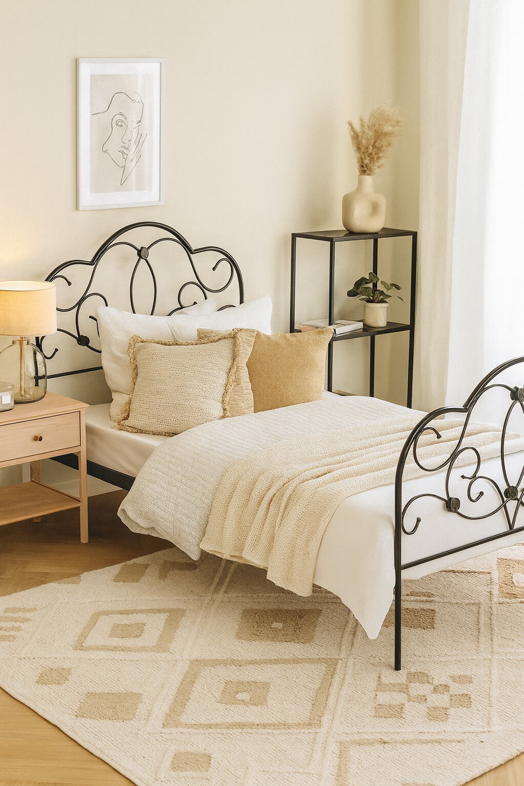 möbel direkt online Metallbett in 4 Größen Metallbett schwarz