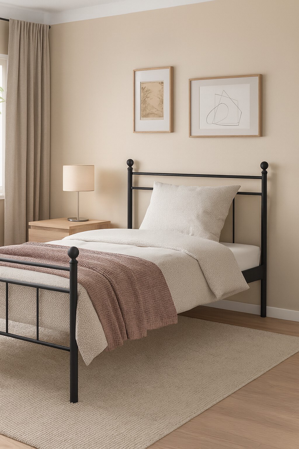 m&ouml;bel direkt online Metallbett in 3 Gr&ouml;&szlig;en Rubi - Bild 1