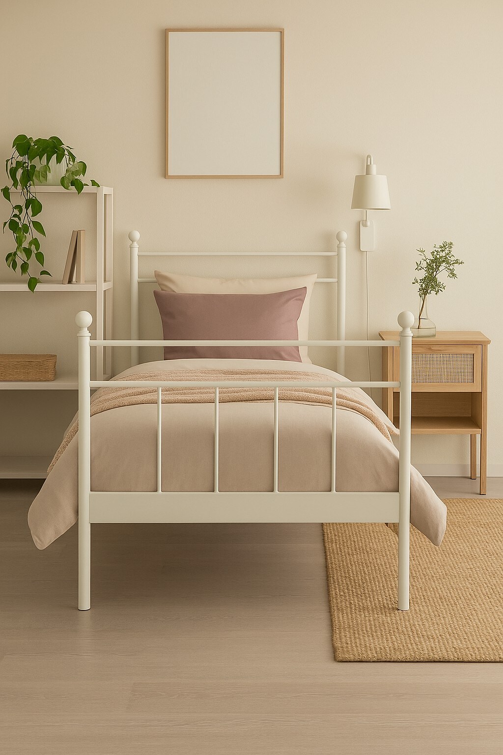 möbel direkt online Metallbett in 3 Größen Rubi weiß