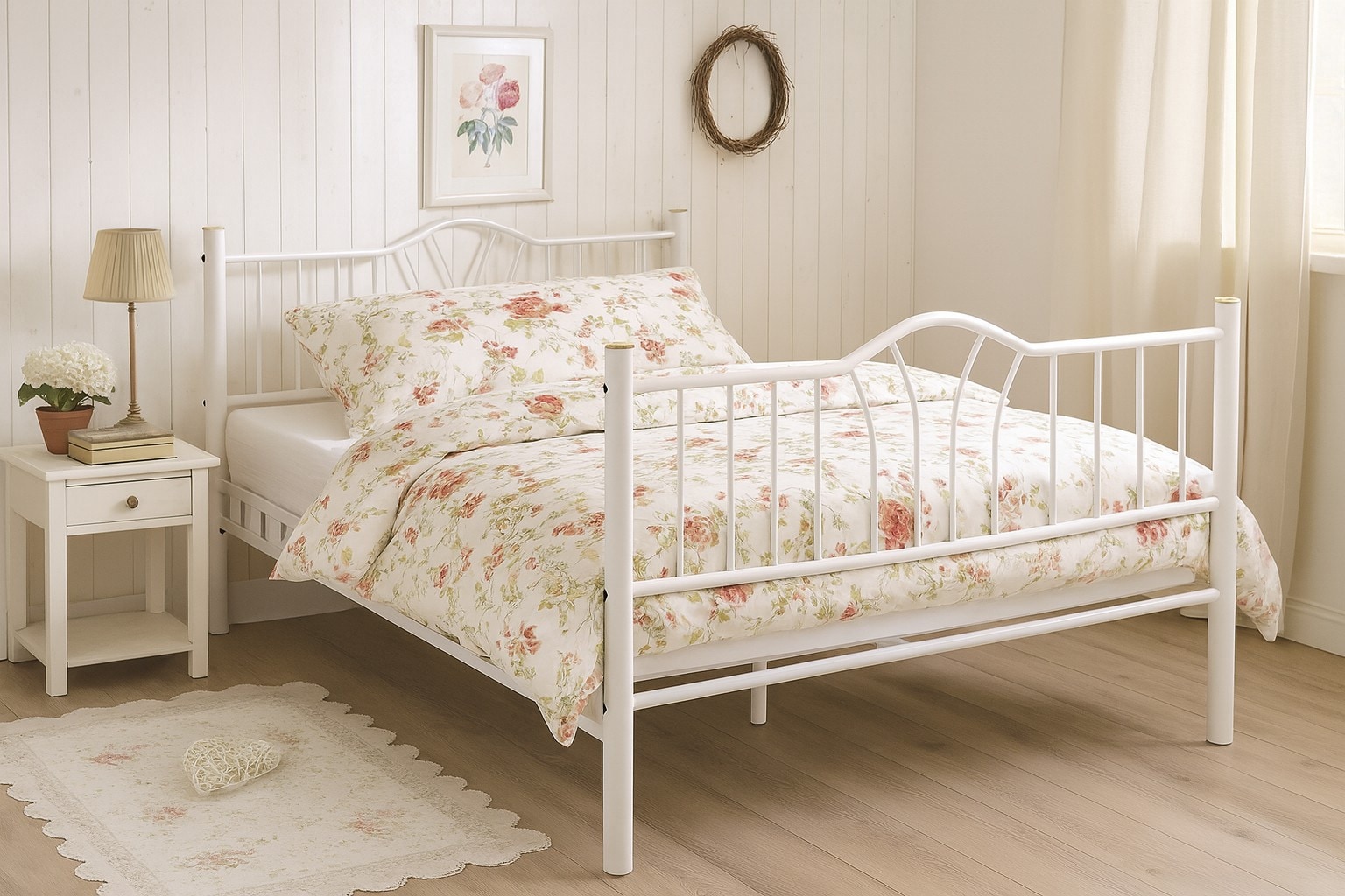 m&ouml;bel direkt online Metallbett 140x200 cm Santi - Bild 1