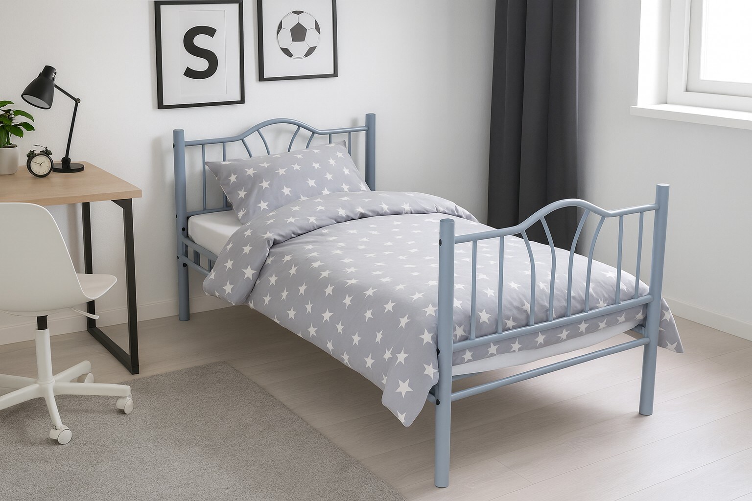 m&ouml;bel direkt online Metallbett 90x200 cm Santi - Bild 1