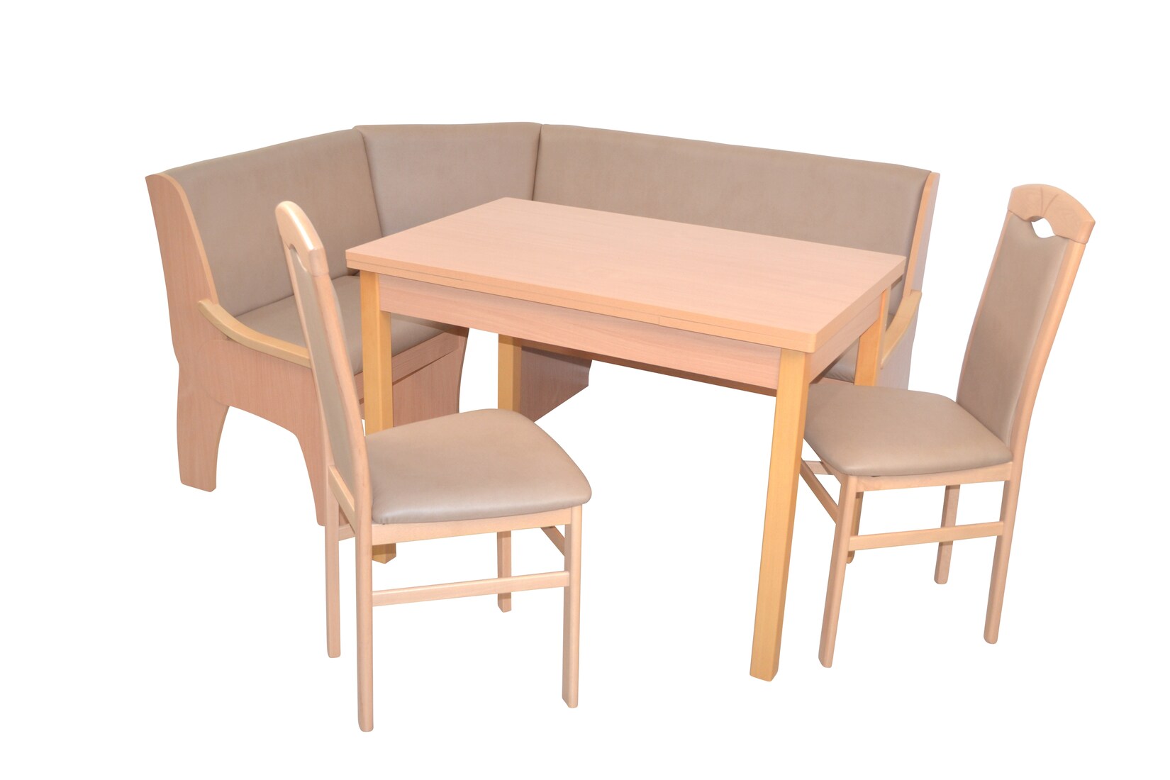 möbel direkt online 4tlg. Eckbankgruppe 125x165 cm Schenkelmaß