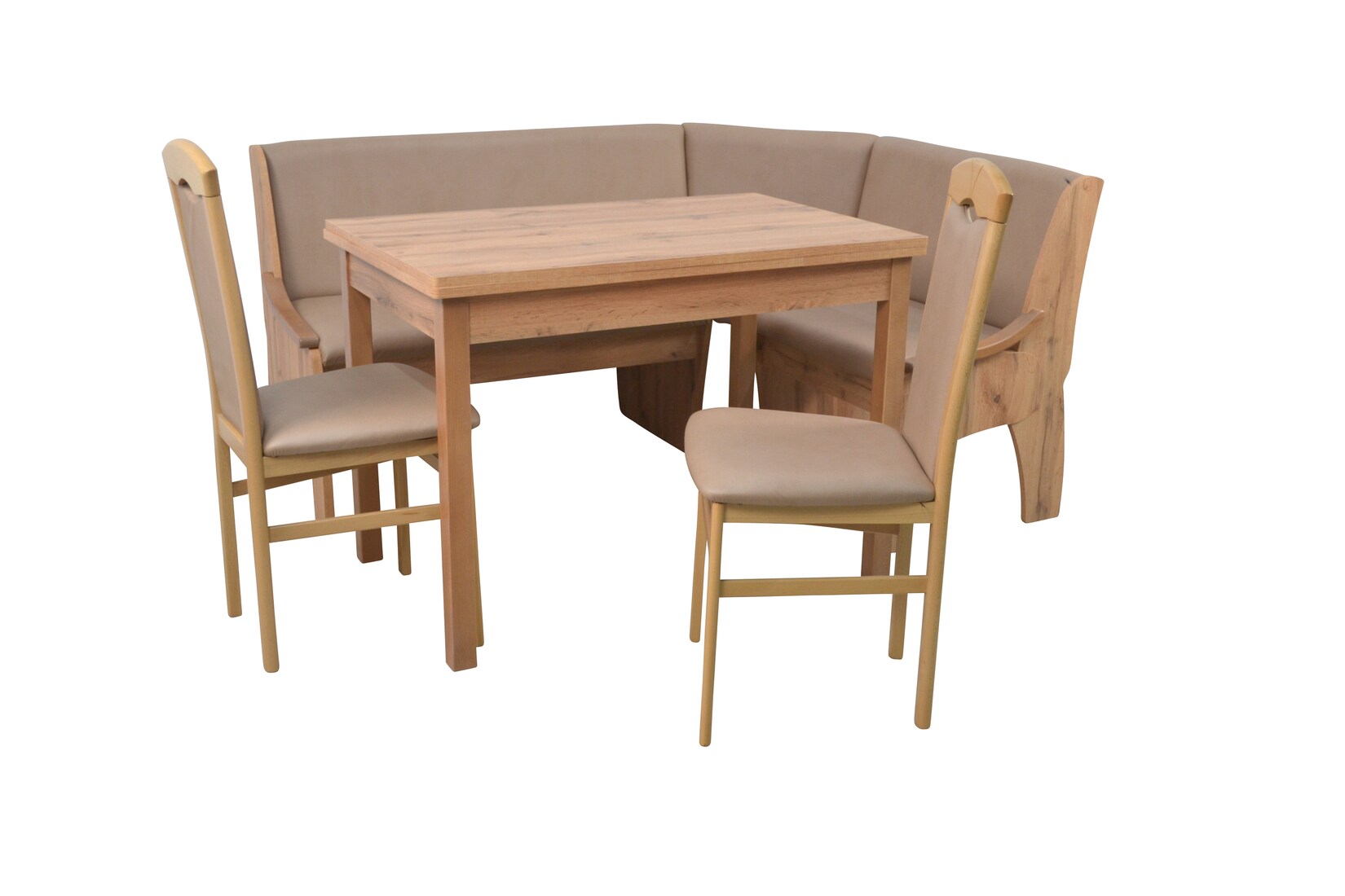 möbel direkt online 4tlg. Eckbankgruppe 125x165 cm Schenkelmaß
