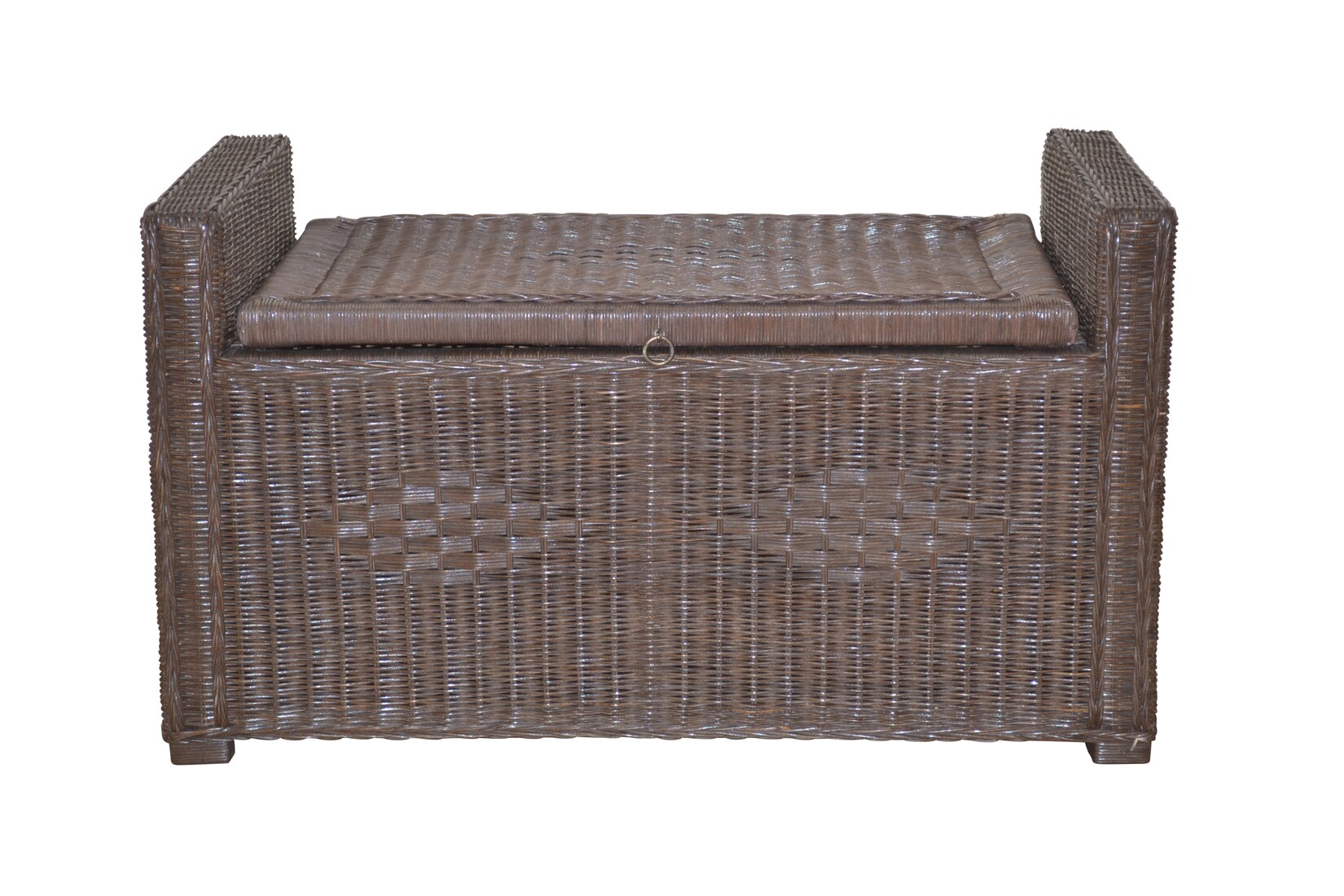 möbel direkt online Rattansitztruhe mit Stauraum Cosy braun