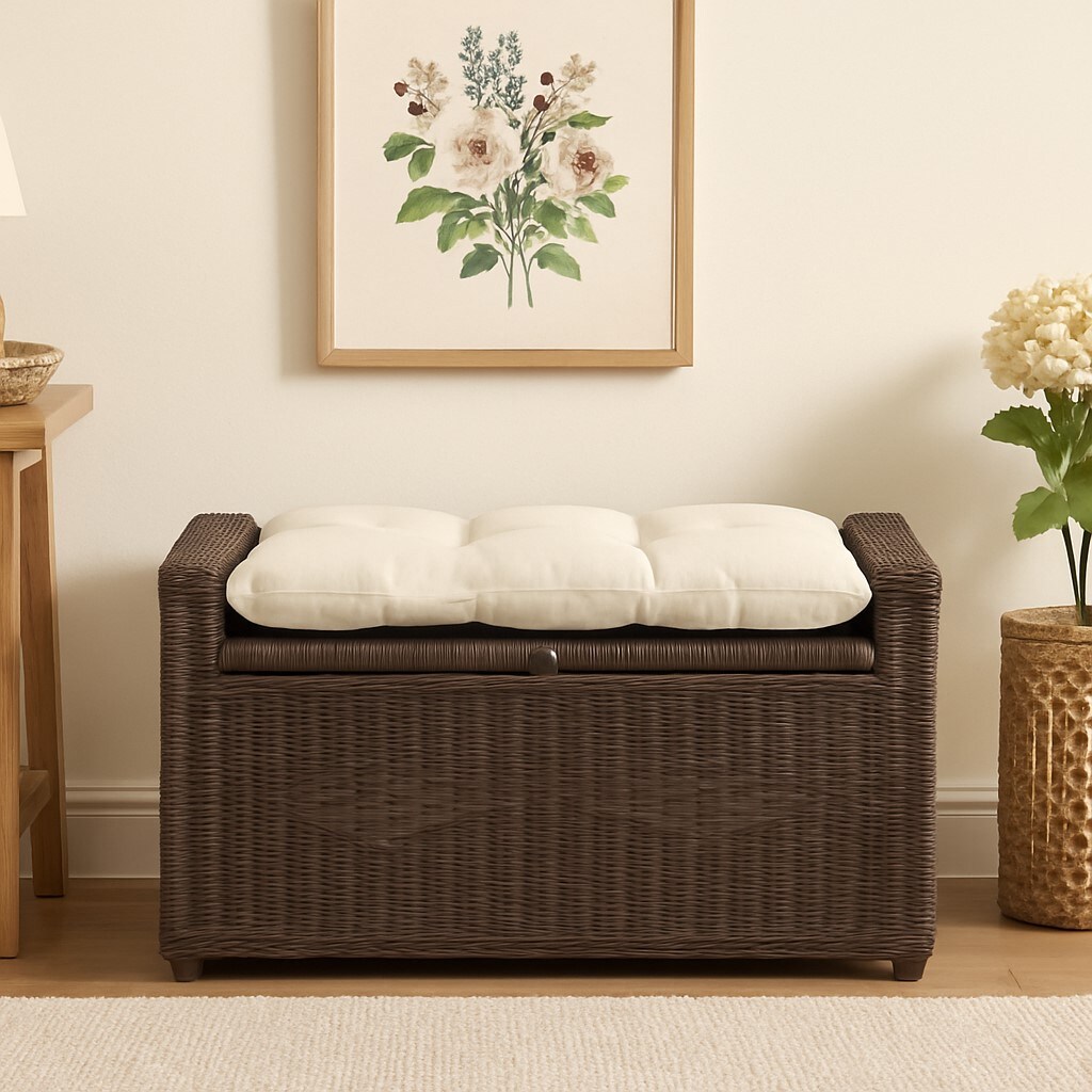 m&ouml;bel direkt online Rattansitztruhe mit Stauraum Sitztruhe - Bild 1