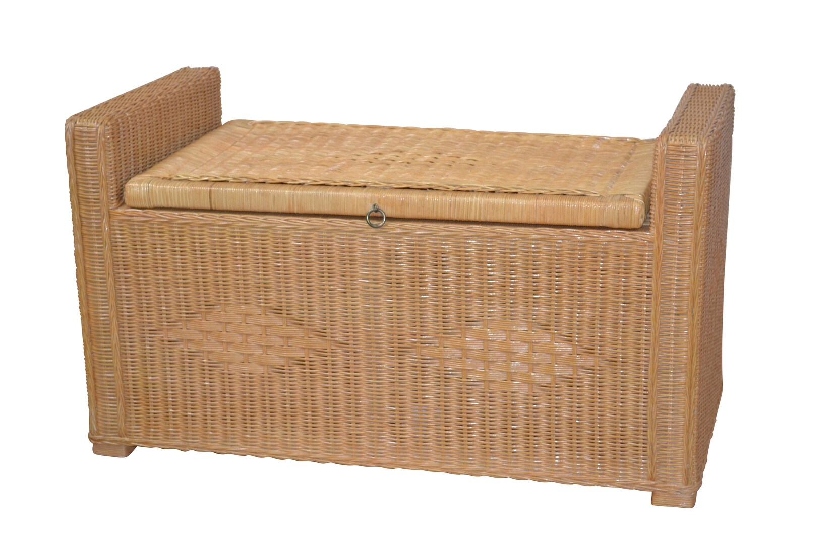 möbel direkt online Rattansitztruhe mit Stauraum Cosy braun