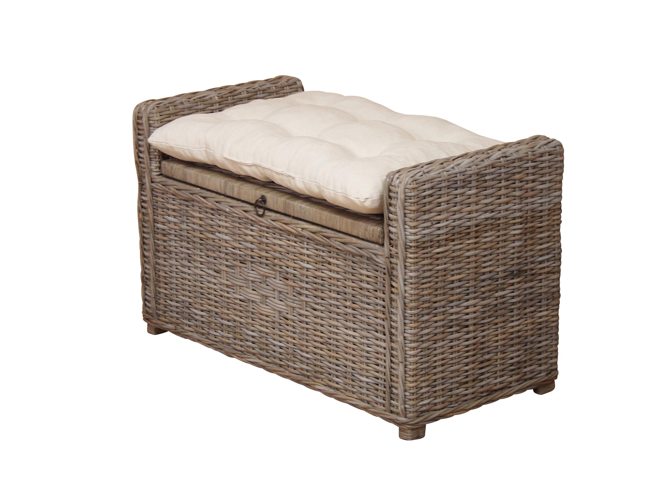 m&ouml;bel direkt online Rattansitztruhe mit Sitzkissen Cosy - Bild 1