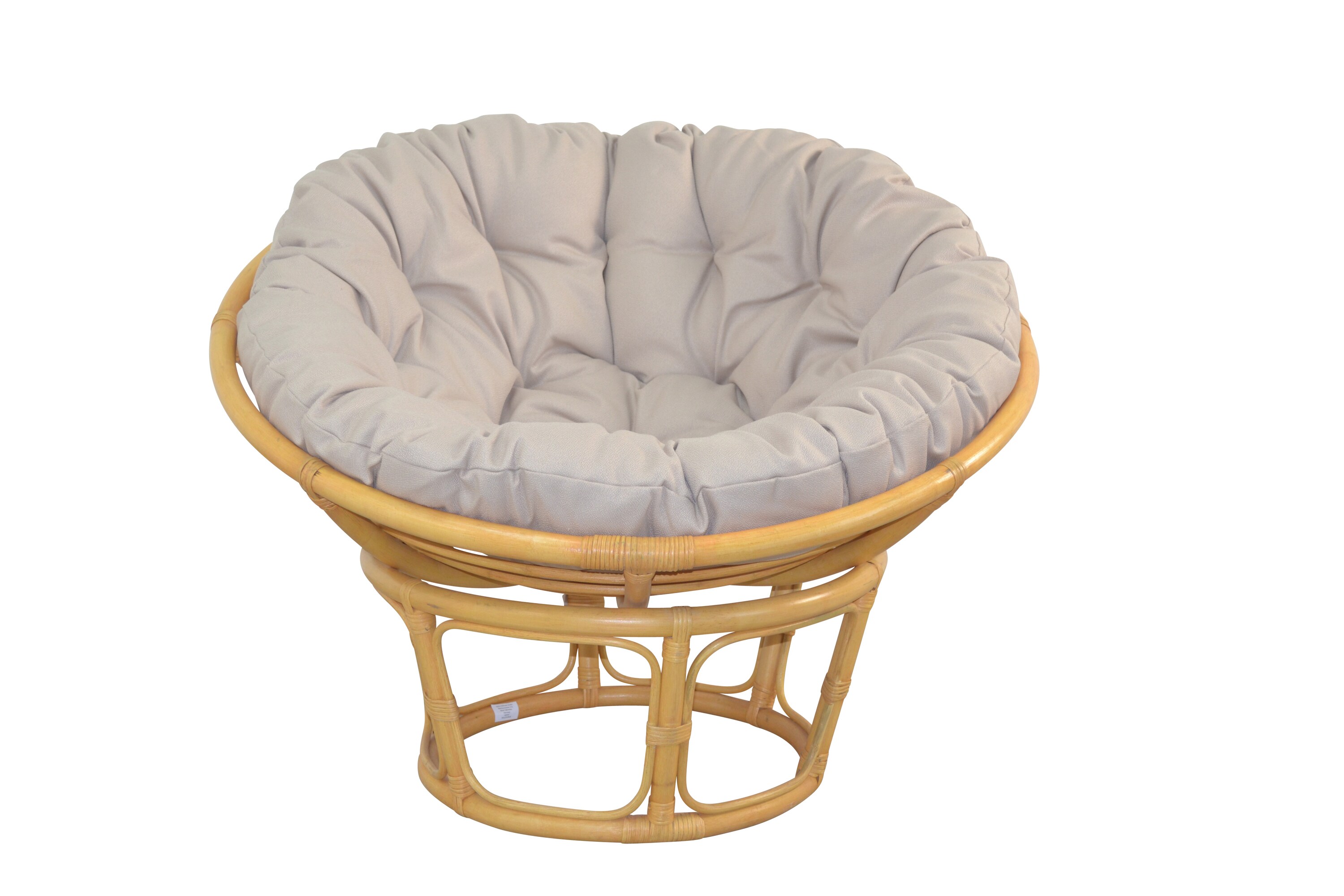 m&ouml;bel direkt online Papasansessel, Durchmesser 100 cm Sessel mit Kissen - Bild 1