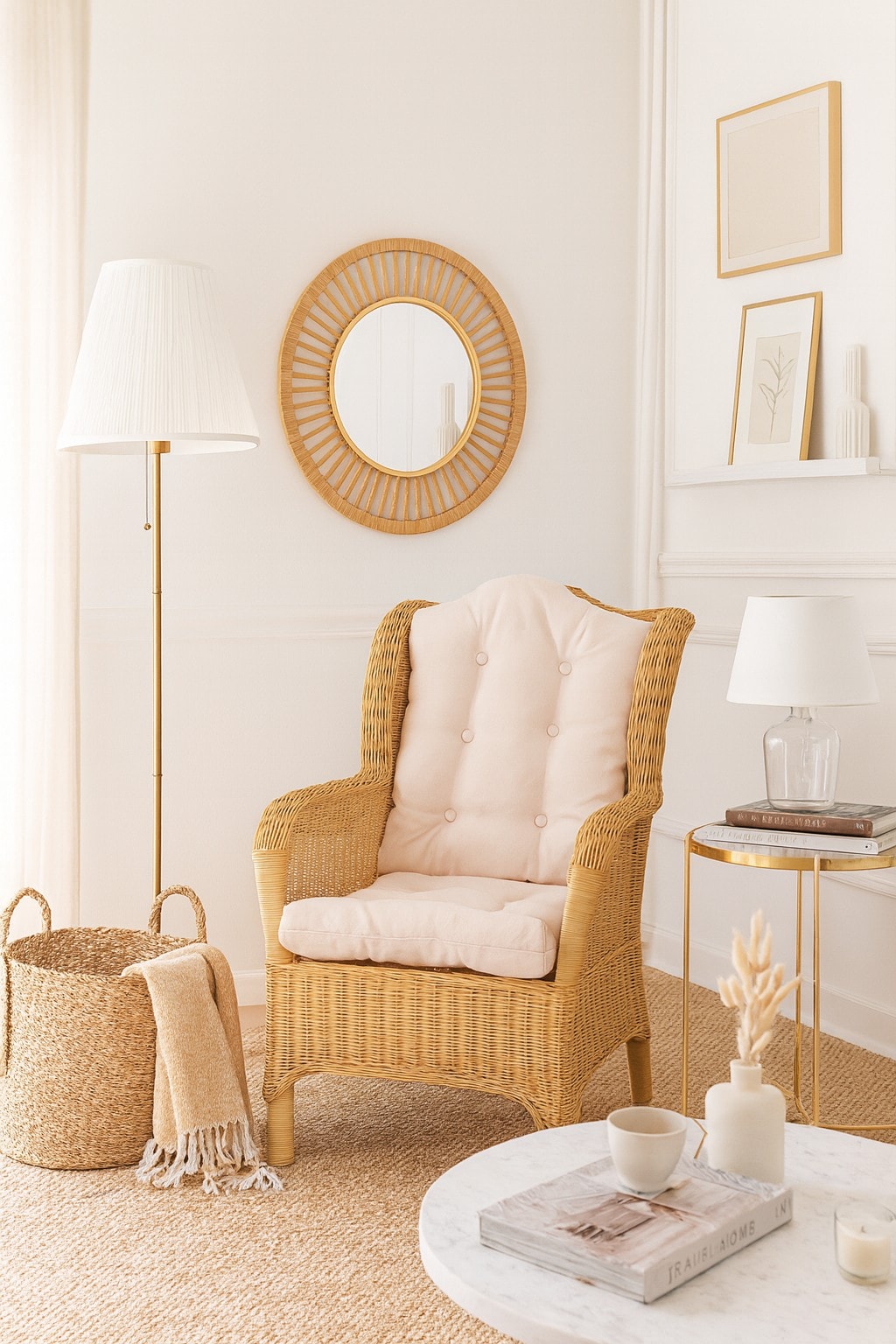 m&ouml;bel direkt online Rattansessel handgeflochten "Jascha" - Bild 1