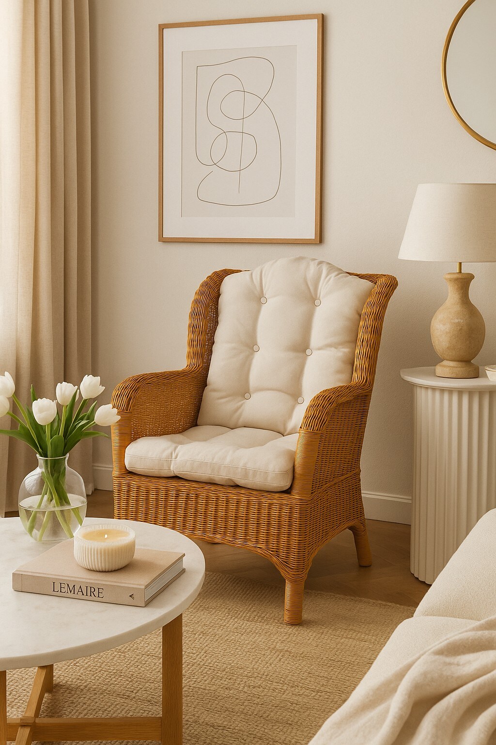 möbel direkt online Rattansessel handgeflochten „Jascha“ | 04046884072722