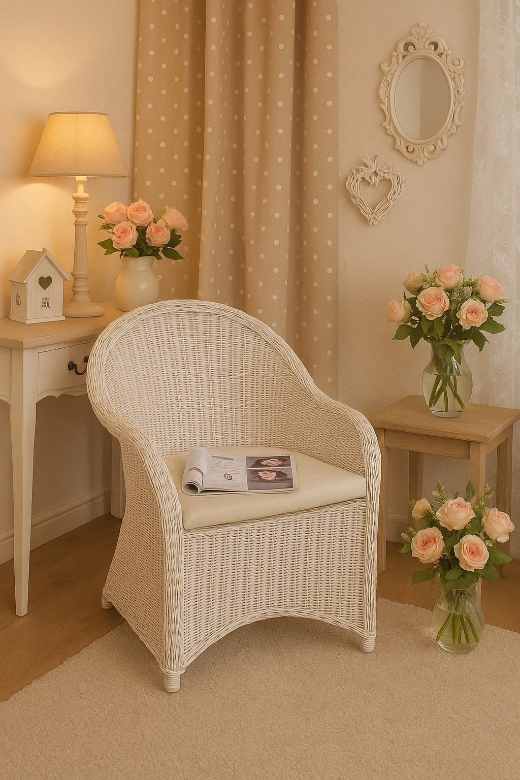 m&ouml;bel direkt online Rattansessel inklusive Sitzkissen Holger - Bild 1