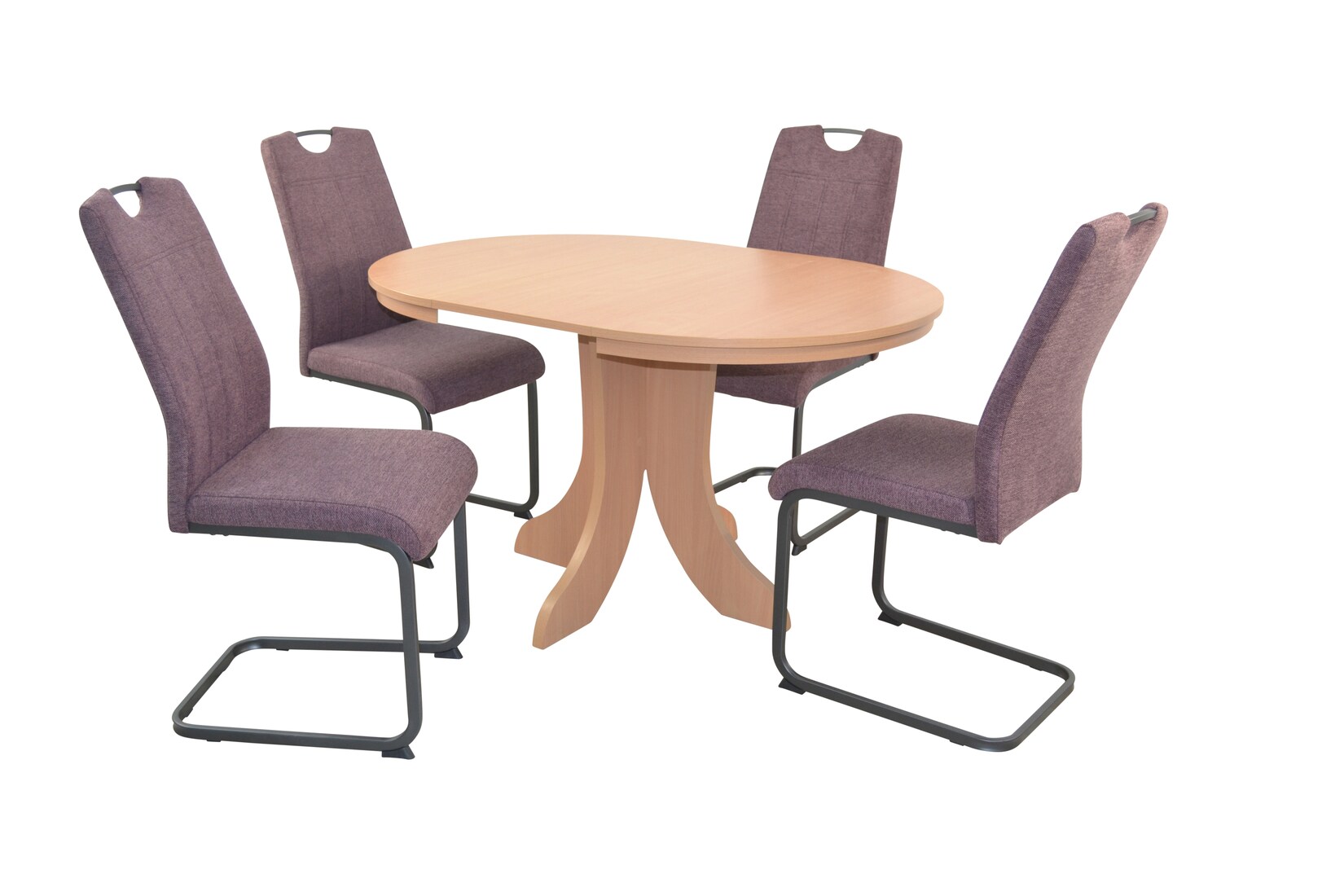 möbel direkt online 5tlg. Tischgruppe bestehend aus Esstisch und 4 Stühlen