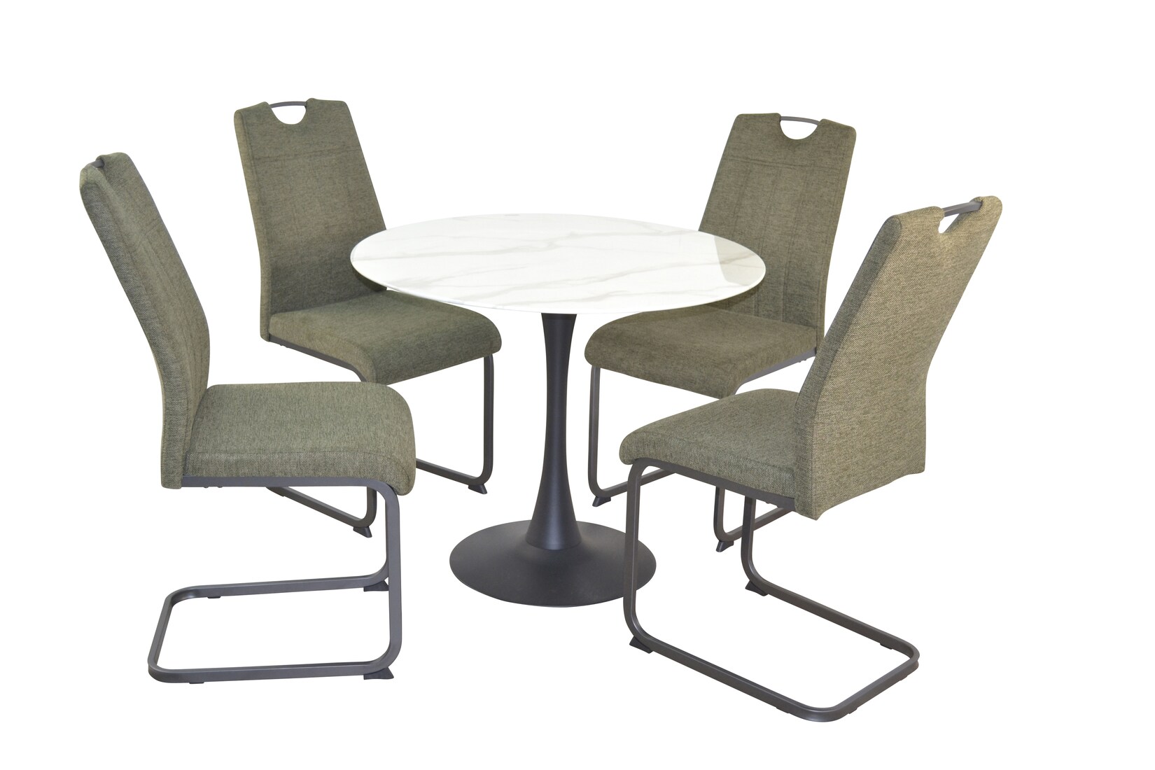 möbel direkt online 5tlg. Tischgruppe bestehend aus Esstisch und 4 Stühlen