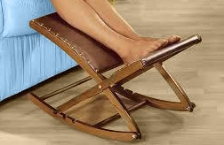 möbel direkt online Fußschaukel / Beinschaukel Susen braun