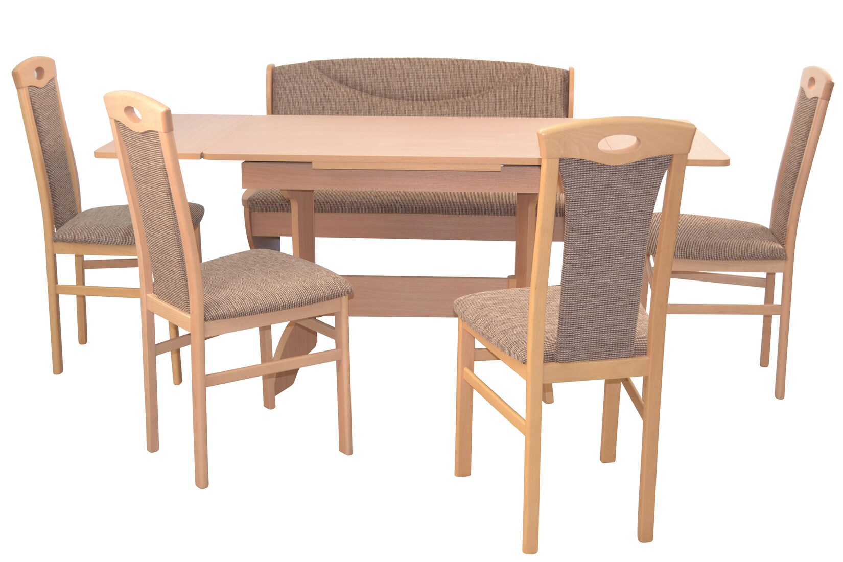 möbel direkt online Sitzgruppe  6-teilig „Madrid“ mit Wangen-Esstisch | 04046884096285