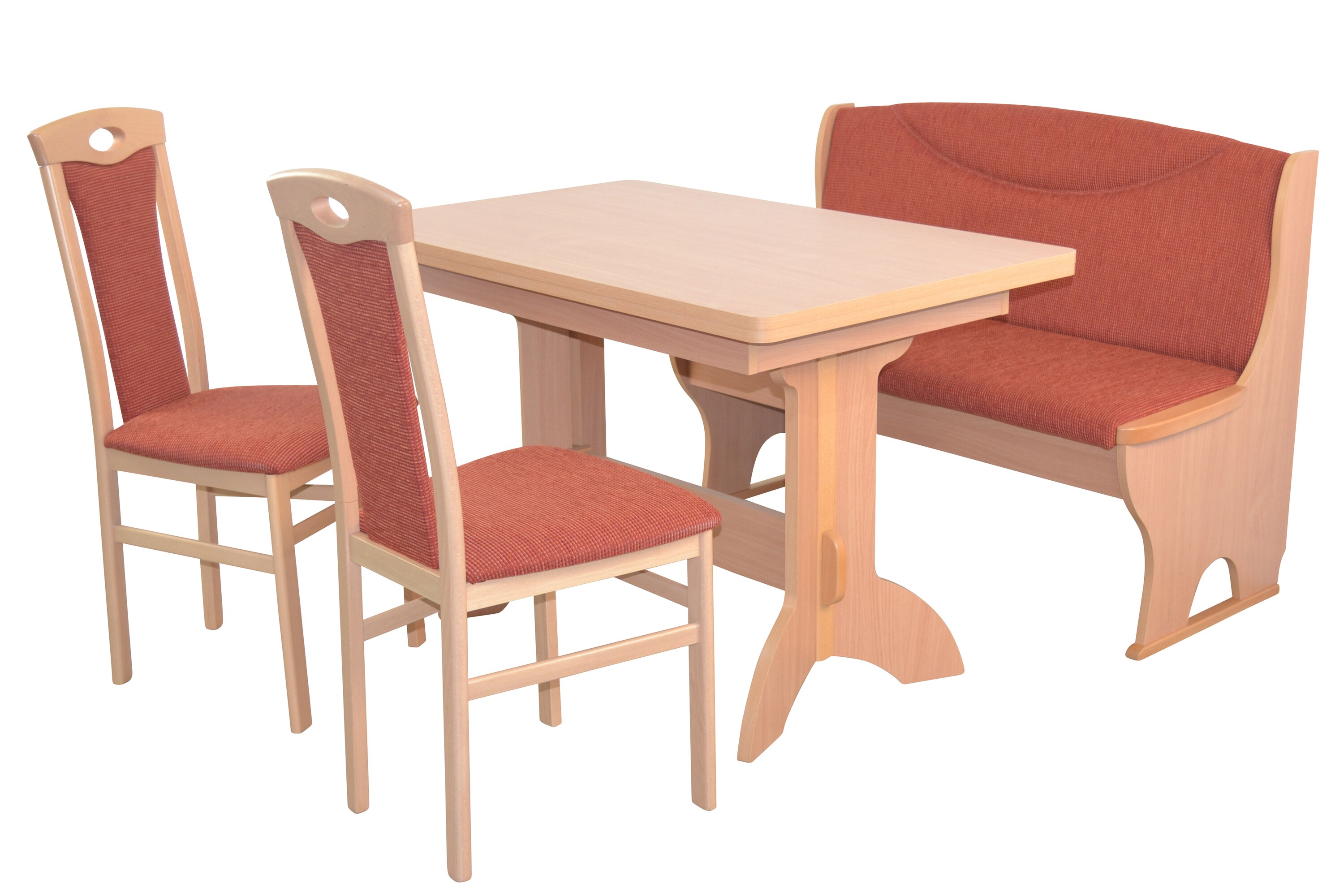 m&ouml;bel direkt online Sitzgruppe  4-teilig "Madrid" mit Wangen-Esstisch - Bild 1