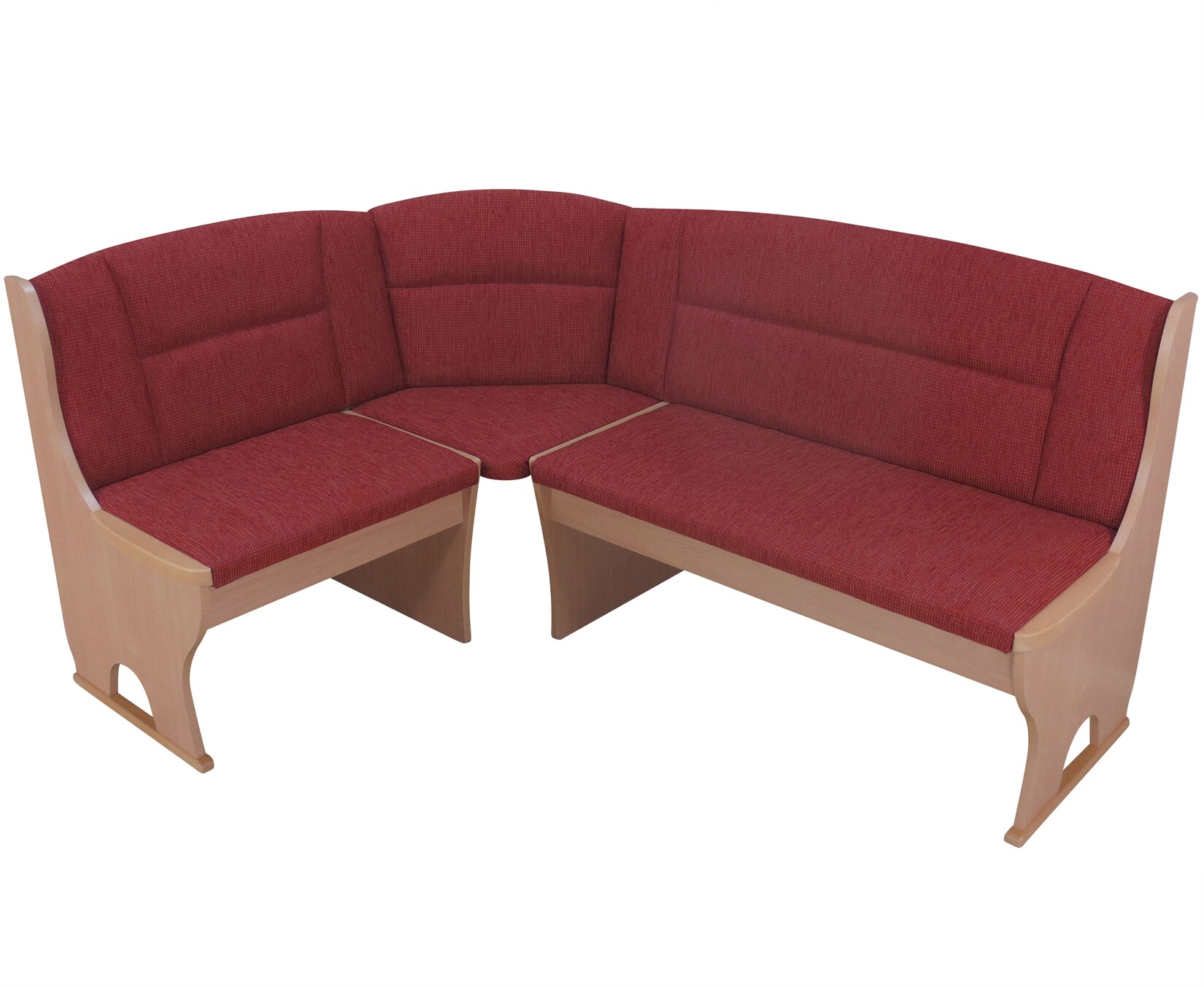 möbel direkt online Eckbank 125x165 cm Truheneckbank Buche