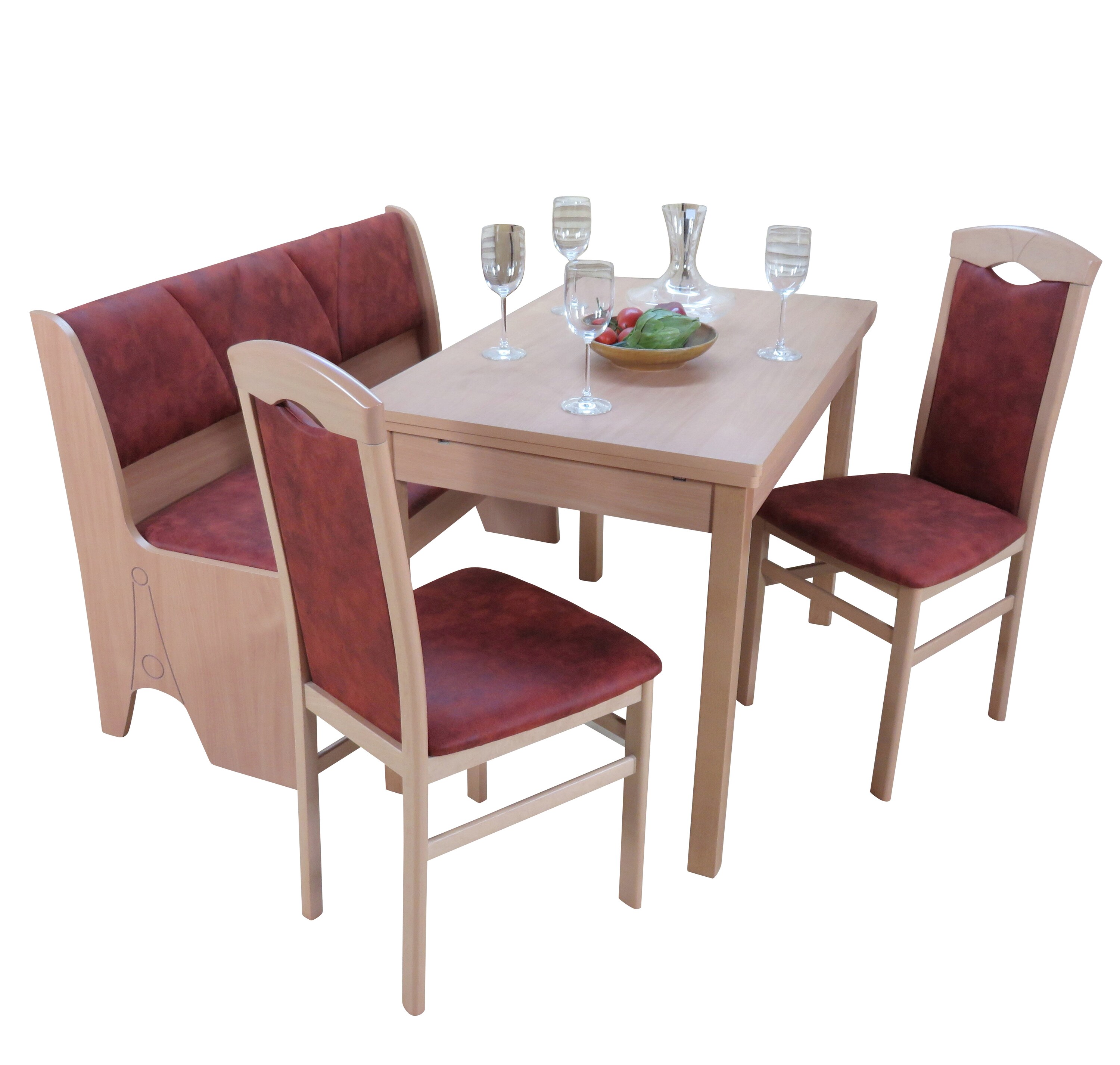 m&ouml;bel direkt online Sitzgruppe 4-teilig Silvia - Bild 1