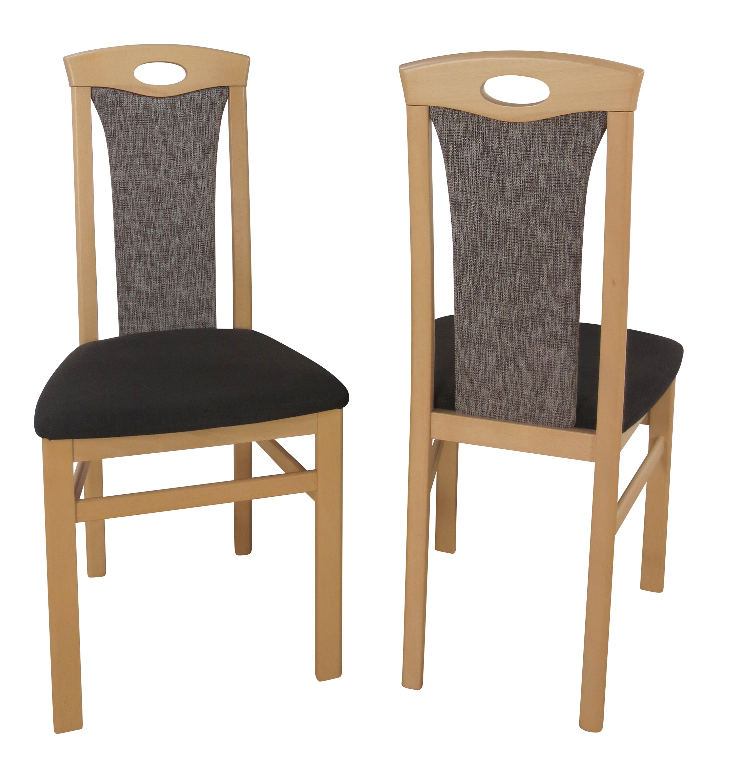m&ouml;bel direkt online Stuhl Massivholz 2er Set "Kasia" - Bild 1