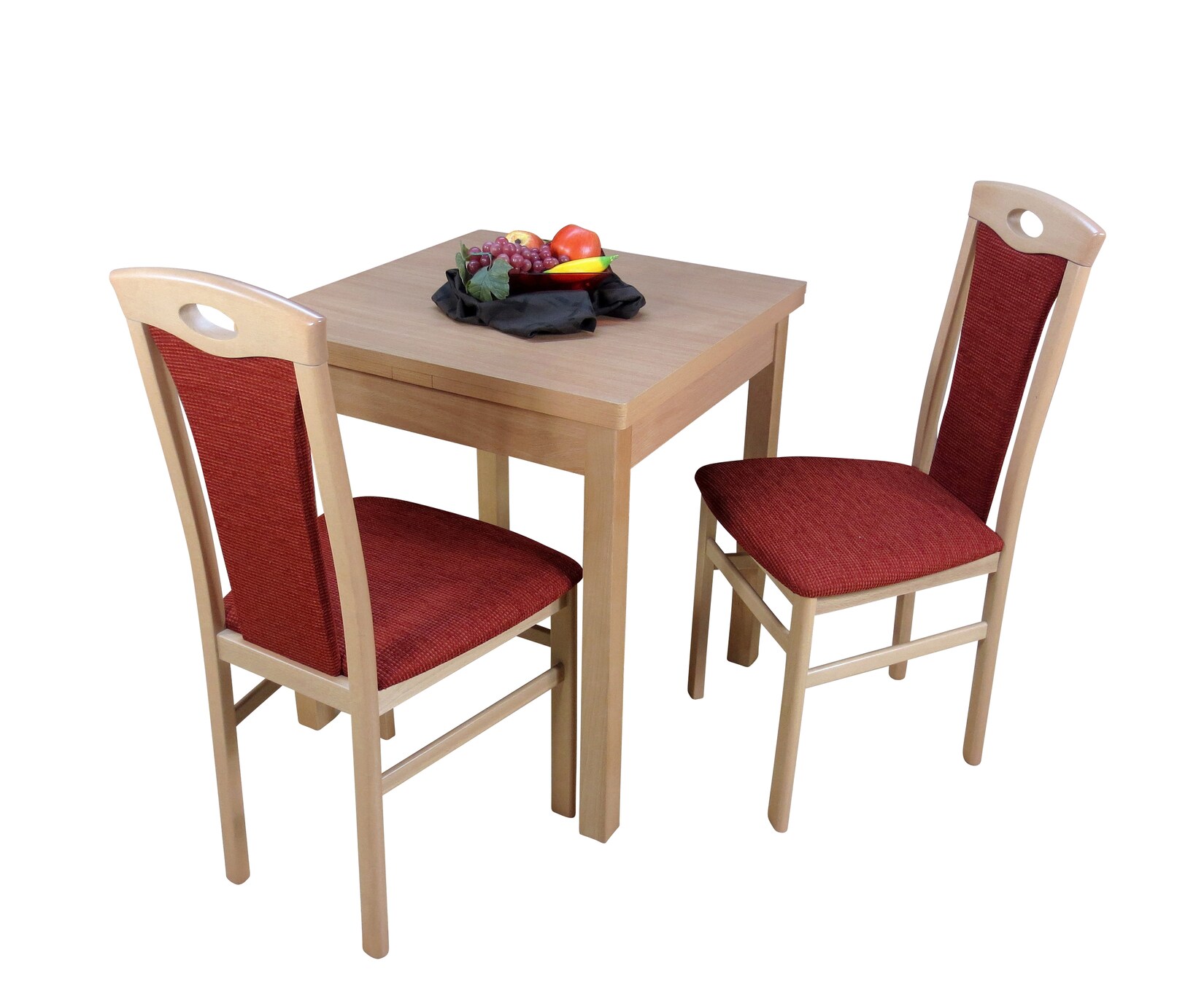 möbel direkt online Essgruppe 3-teilig - "Dinner for Two" Kassel I buche natur-nuss dunkel