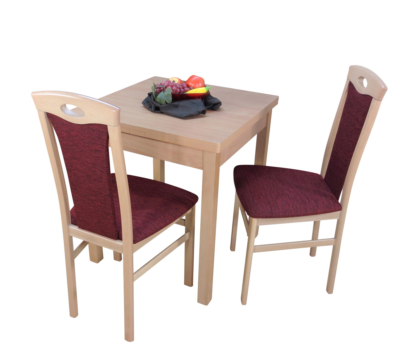 möbel direkt online Essgruppe 3-teilig - "Dinner for Two" Kassel I buche natur-nuss dunkel