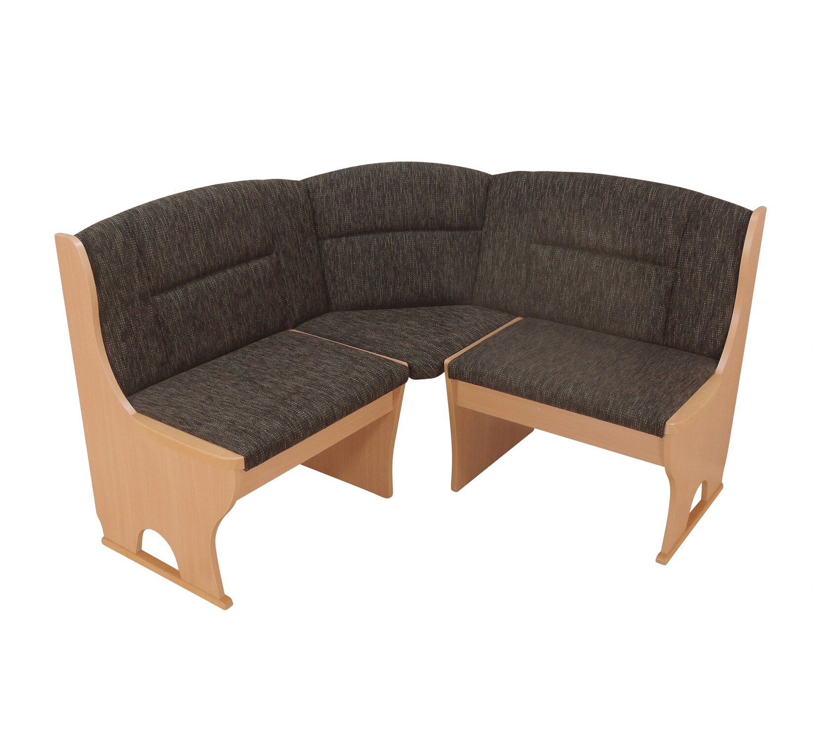 möbel direkt online Eckbank 125x125 cm Madrid Buche