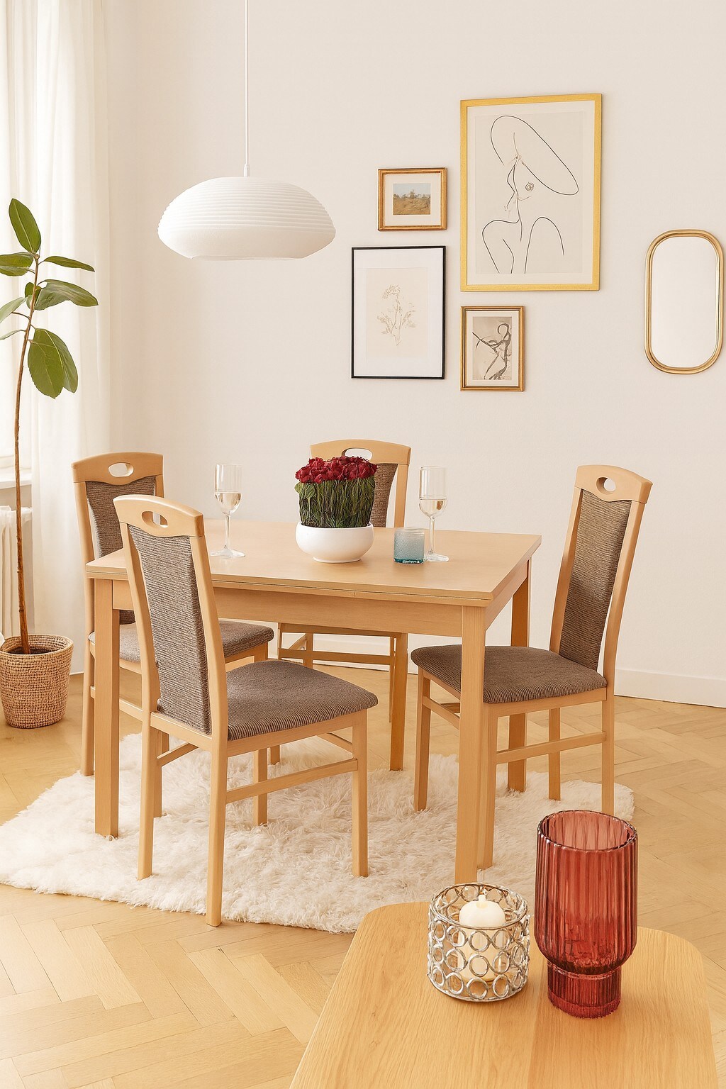 möbel direkt online Essgruppe 5-teilig „Kassel“ | 04046884043050