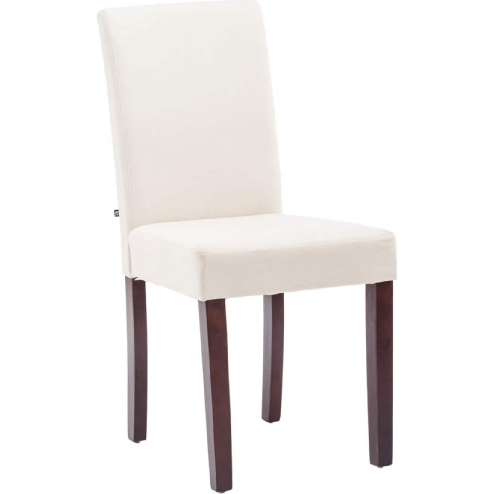 CLP Esszimmerstuhl Ina mit Holzgestell und Stoffbezug I Lehnstuhl mit einer Sitzh&ouml;he von 47 cm I Polsterstuhl mit hoher R&uuml;ckenlehne - Bild 1