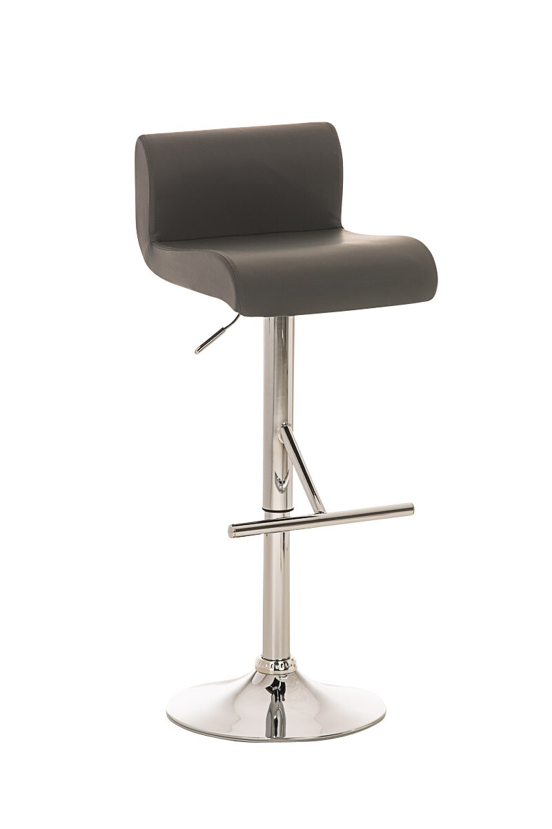 CLP Barhocker CALIFORNIA Kunstleder   Barstuhl Mit Lehne   Höhenverstellbarer Tresenhocker Mit Fußstütze   In Vielen Farben | 04250420214198