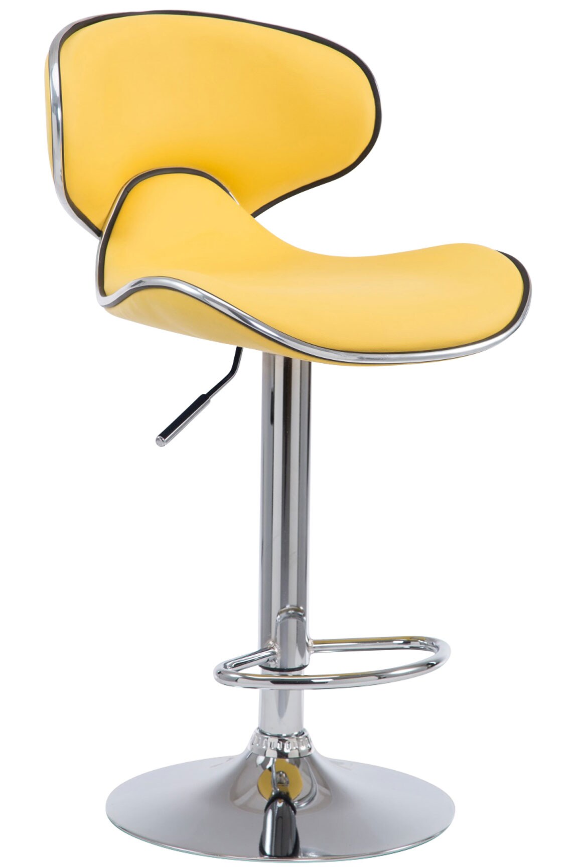 CLP Barhocker Las Vegas V2 chrom Farbe:gelb;Gestell Farbe:chrom - Bild 1
