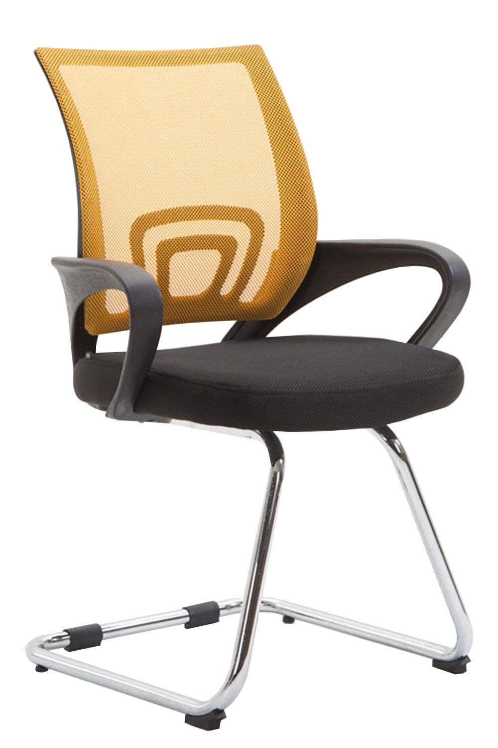 CLP Freischwinger Eureka I Polsterstuhl mit Stoffbezug I R&uuml;ckenlehne mit Netzbezug I Esszimmerstuhl mit Metallgestell - Bild 1