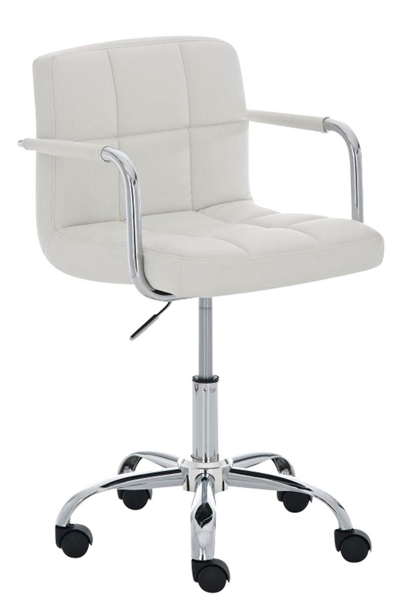 CLP B&uuml;rostuhl LUCY mit gestepptem Kunstlederbezug I Drehstuhl mit Leichtlaufrollen I Schreibtischstuhl mit Armlehne - Bild 1