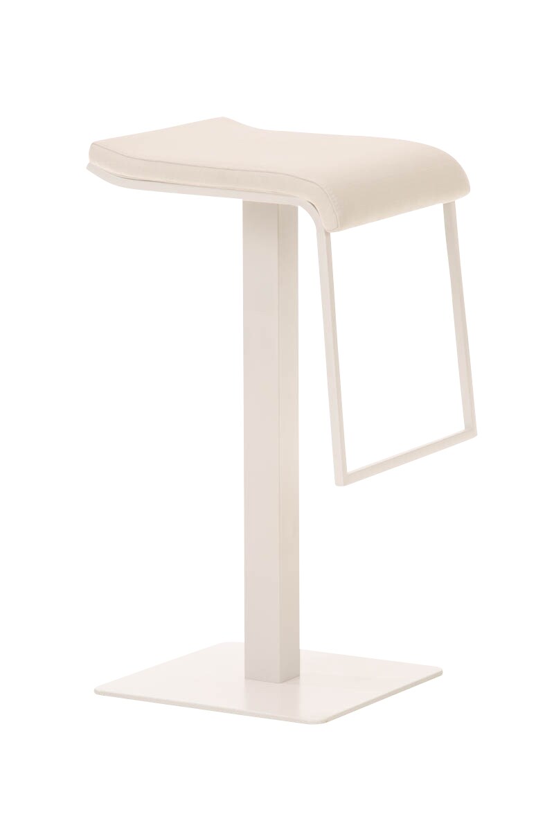 CLP Barhocker Lameng Stoff I Thekenhocker Mit Metallgestell I Barstuhl Mit Bodenplatte Und Fu&szlig;ablage - Bild 1