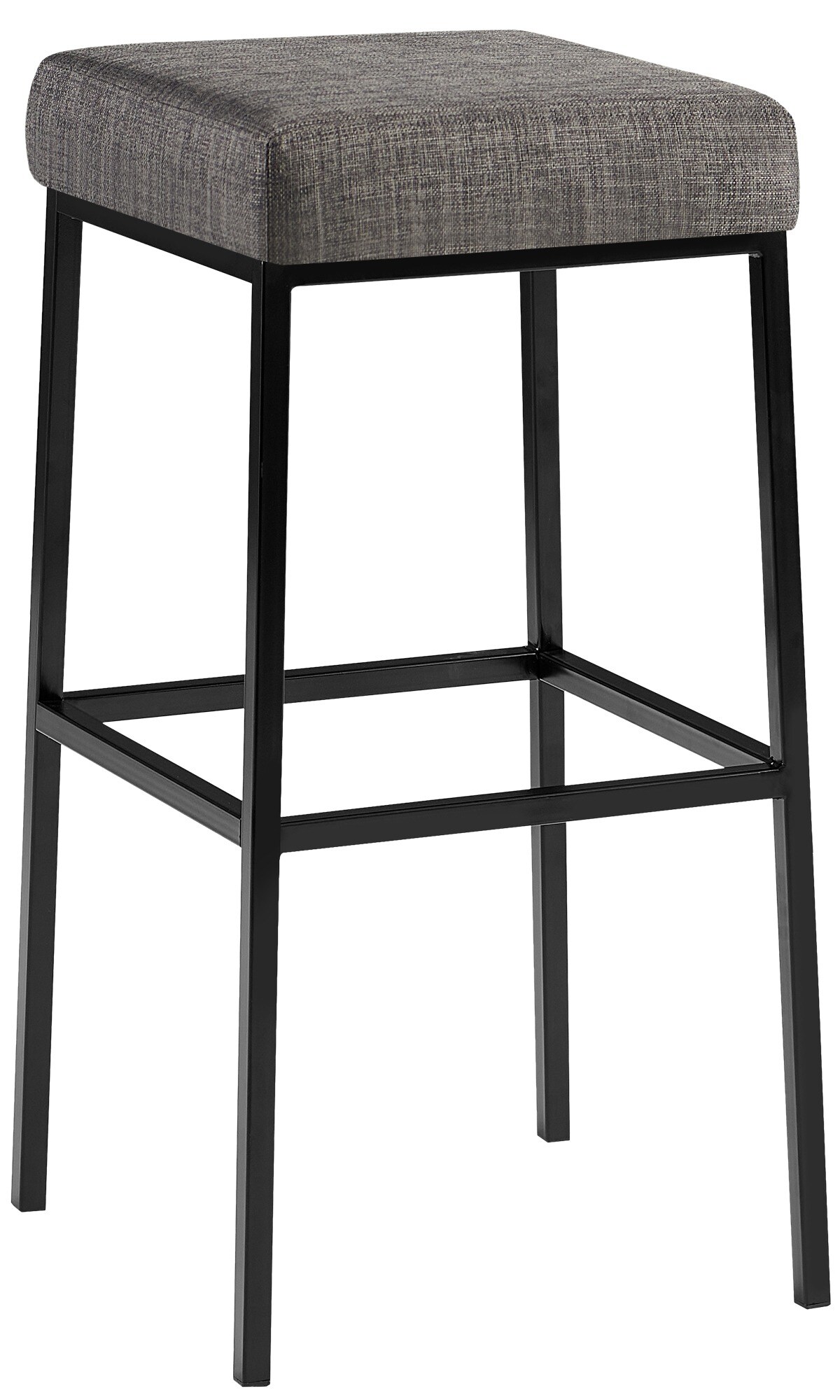 CLP Barhocker Montreal I Gepolsterter Barstuhl mit Stoffbezug I Tresenhocker mit Metallgestell - Bild 1