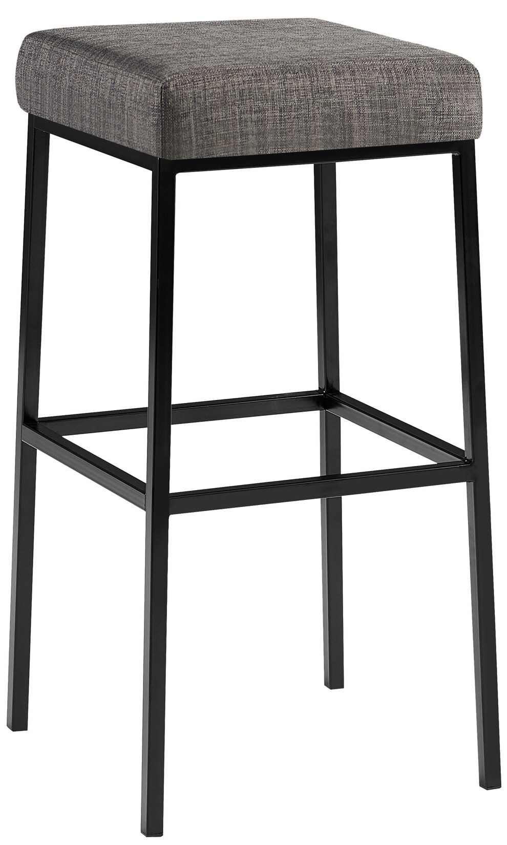 CLP Barhocker Montreal I Gepolsterter Barstuhl mit Stoffbezug I Tresenhocker mit Metallgestell | 04251152615475