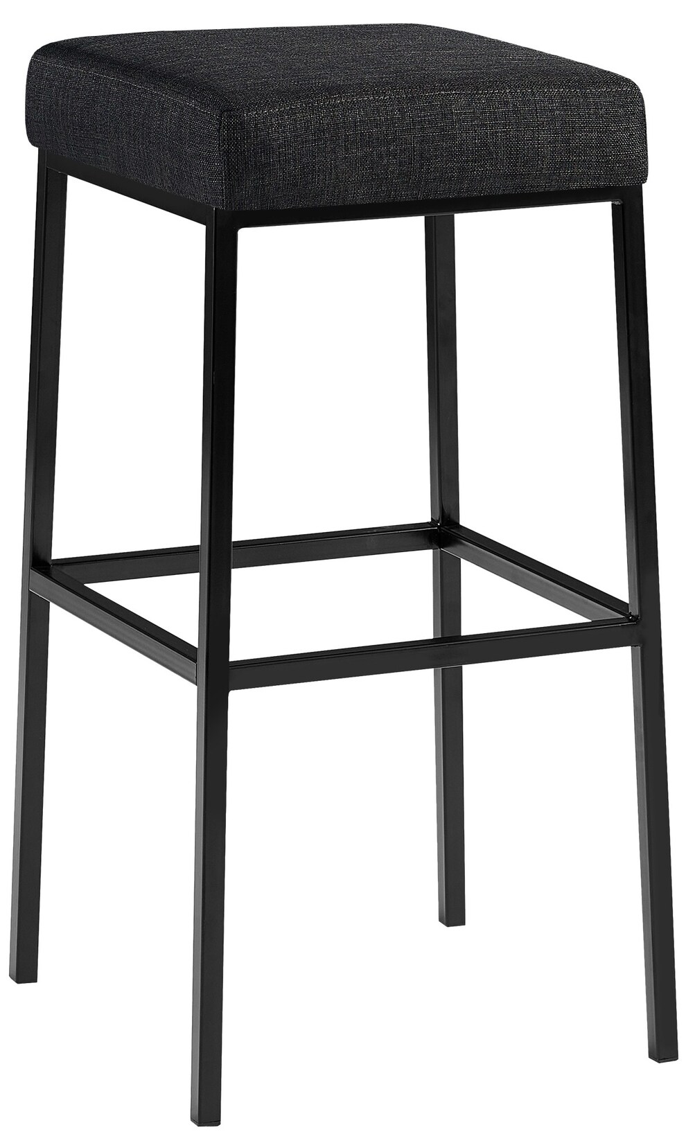 CLP Barhocker Montreal I Gepolsterter Barstuhl mit Stoffbezug I Tresenhocker mit Metallgestell