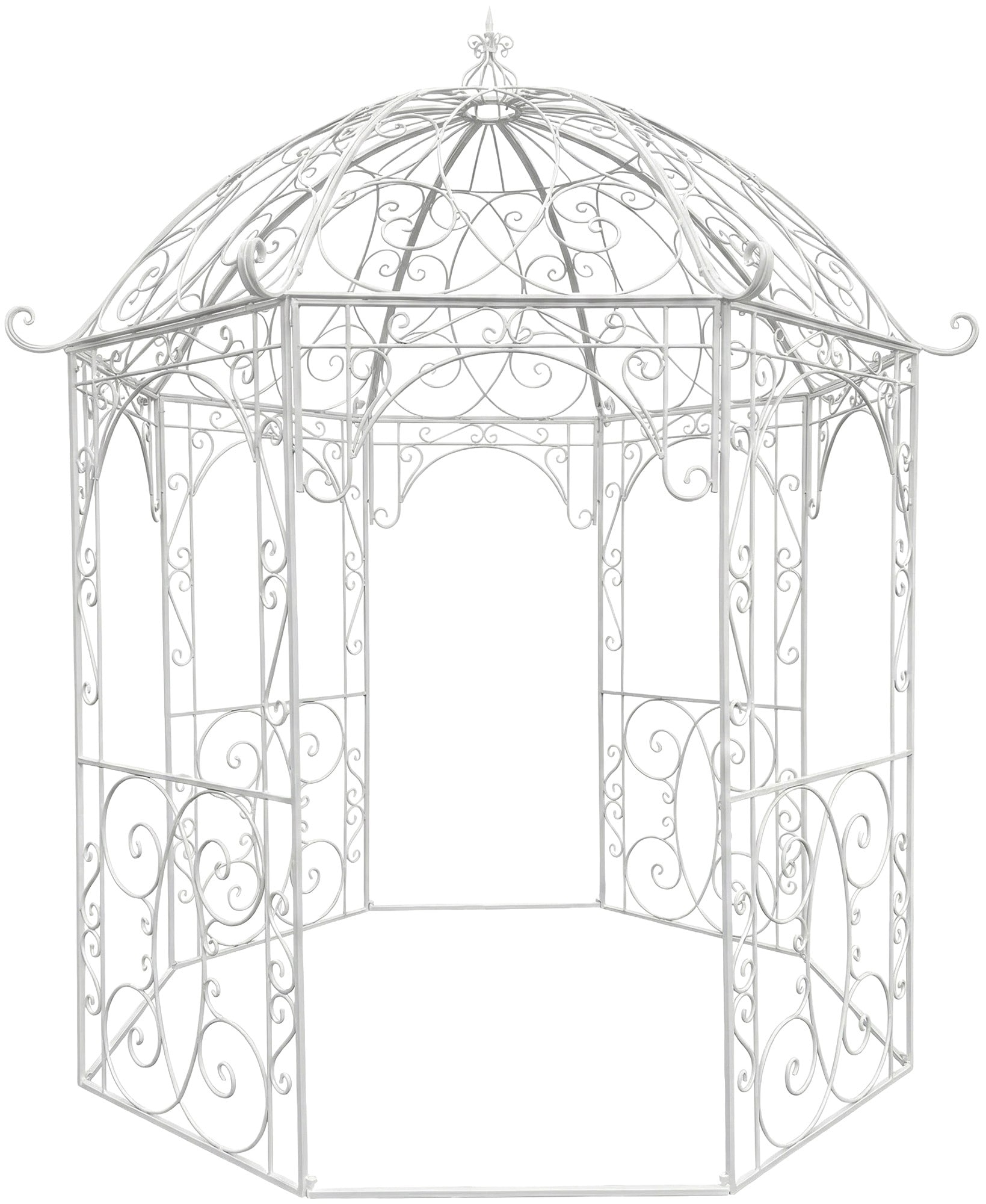 CLP Rosenpavillon aus Eisen Leila, Gartenpavillon im Jugendstil nostalgisch, Rankhilfe pulverbeschichtet f&uuml;r Kletterpflanzen und Rosen - Bild 1
